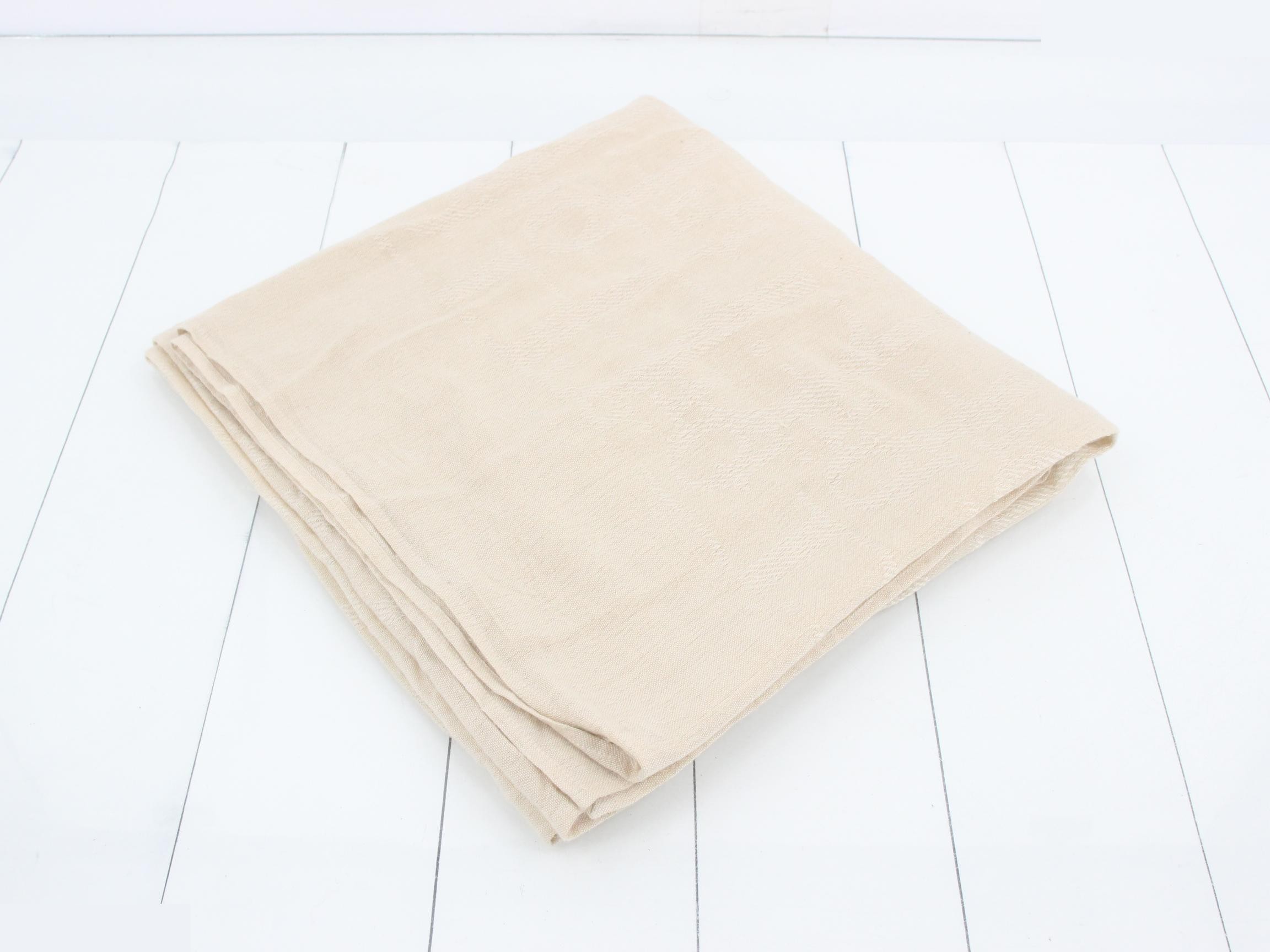 Trotter Shawl, 60% Wool, 40% Silk, Beige