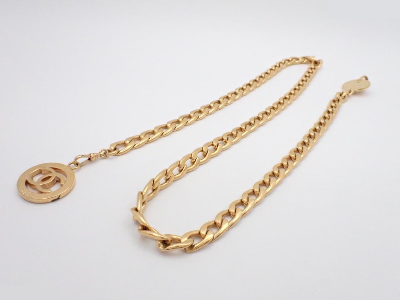 Coco Mark belt, gold, 86cm — view 2
