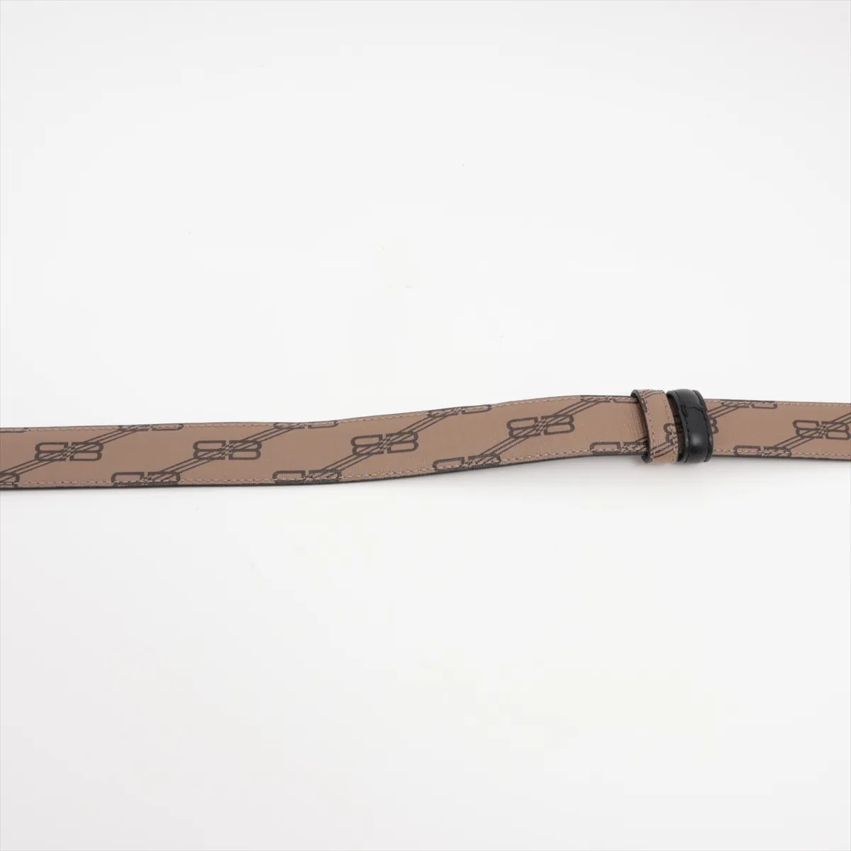 BB Logo Belt PVC x Leather Beige x Black — view 4