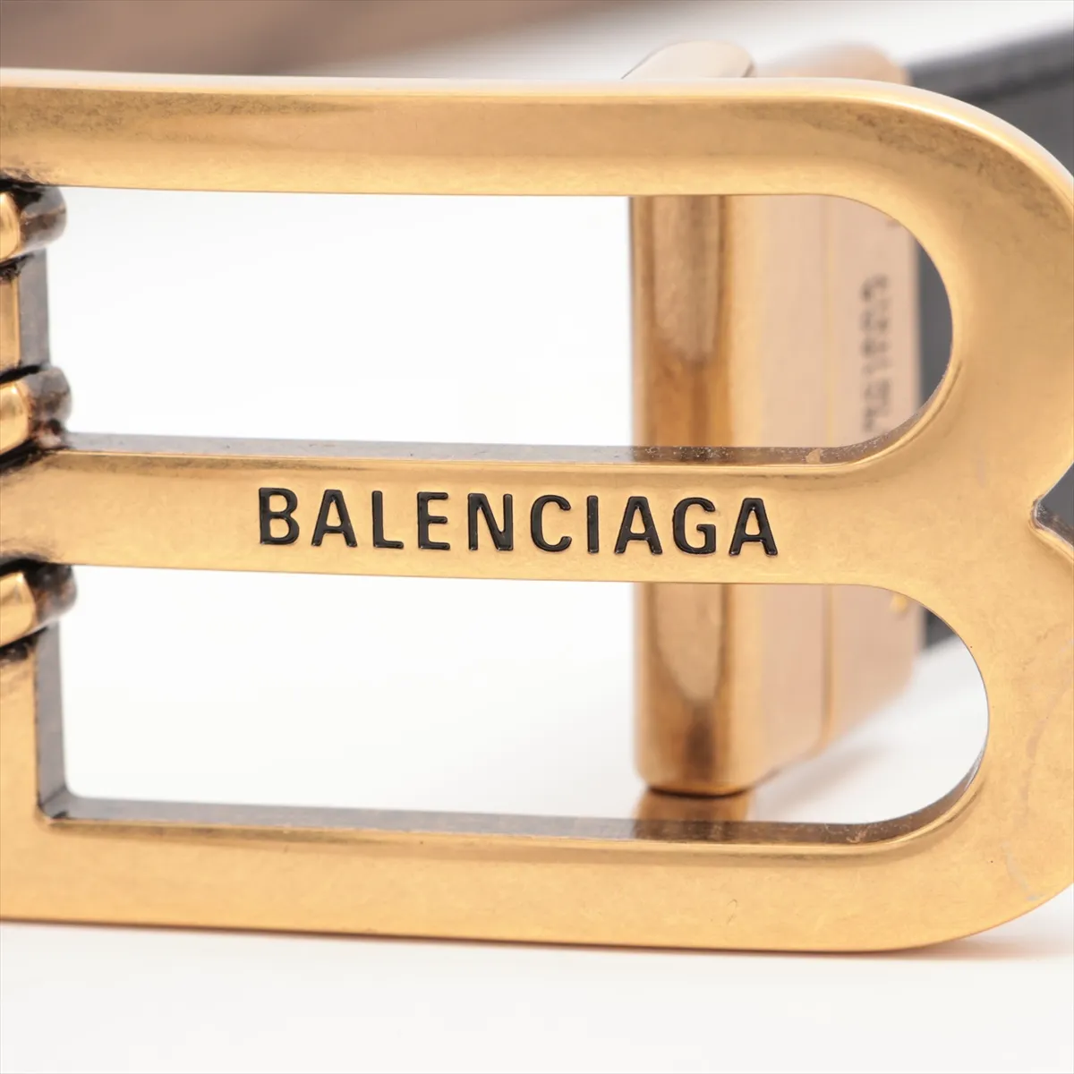 BB Logo Belt PVC x Leather Beige x Black — view 5
