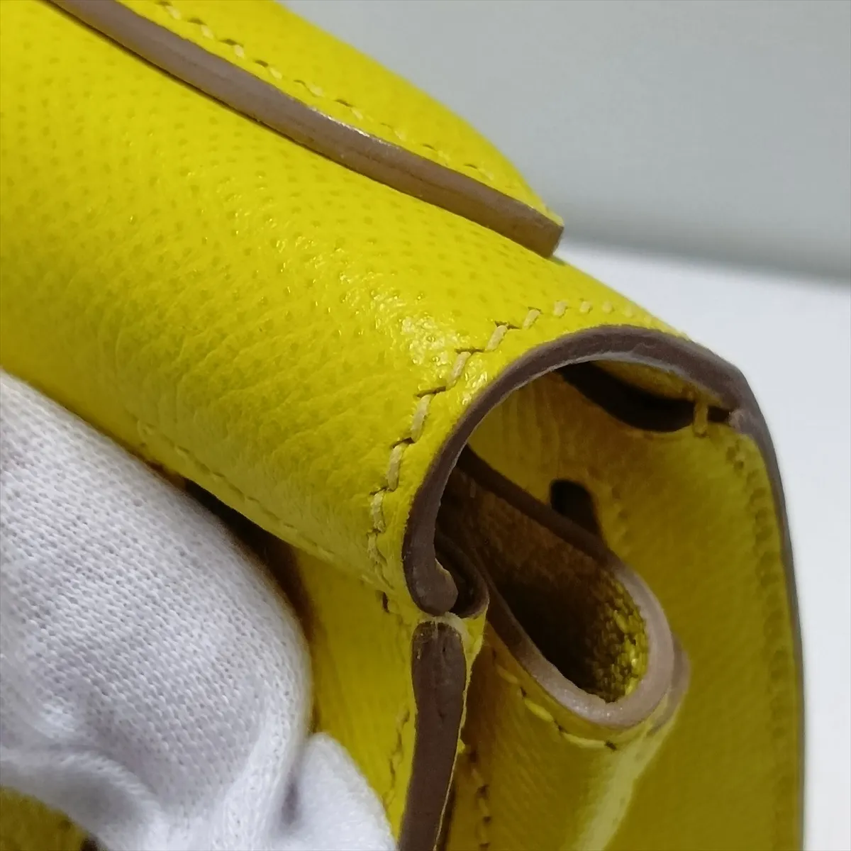 [Individually packaged] Hermes Kelly 28 Retournée Veau Epsom Lime Gold Hardware D:2019 — view 12