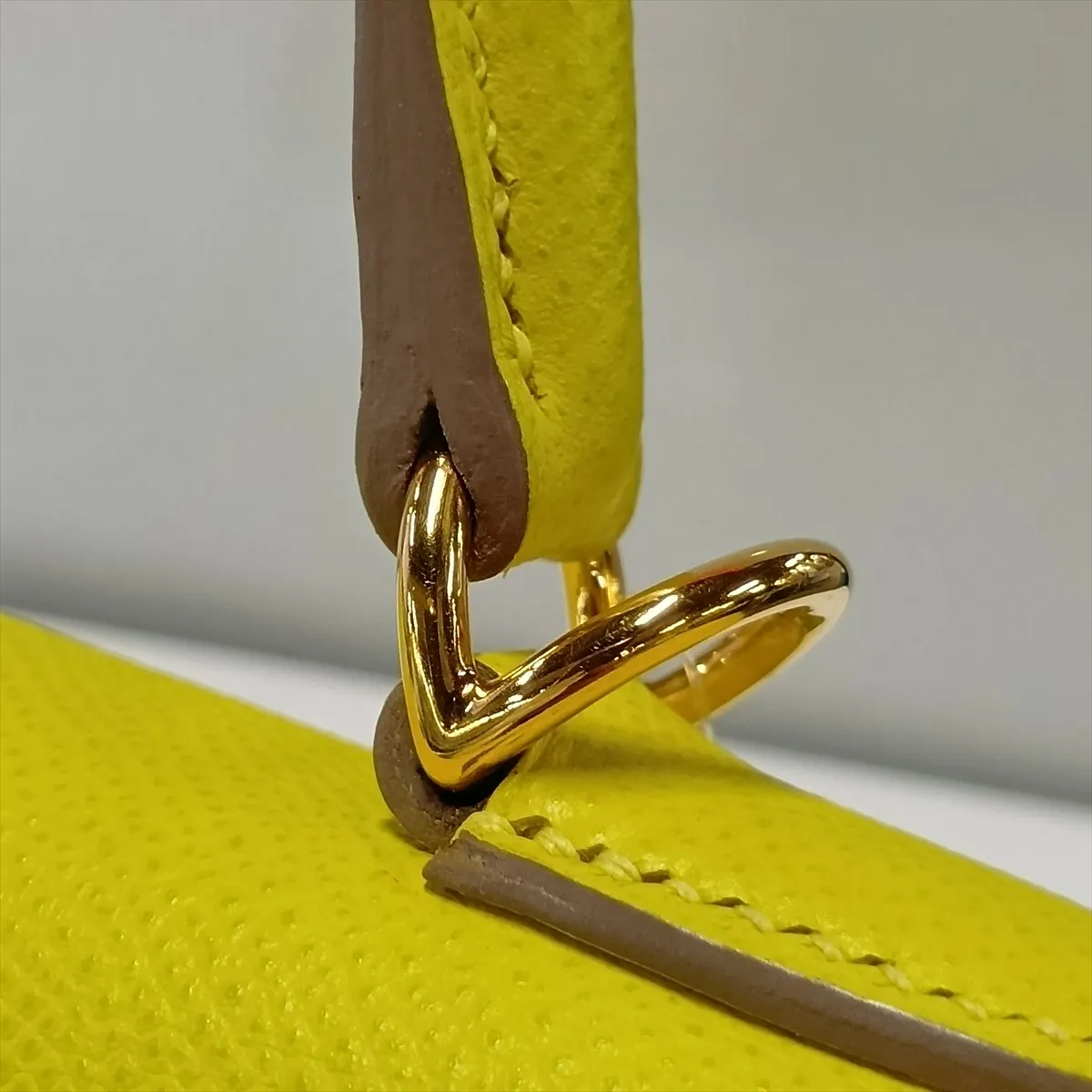[Individually packaged] Hermes Kelly 28 Retournée Veau Epsom Lime Gold Hardware D:2019 — view 13