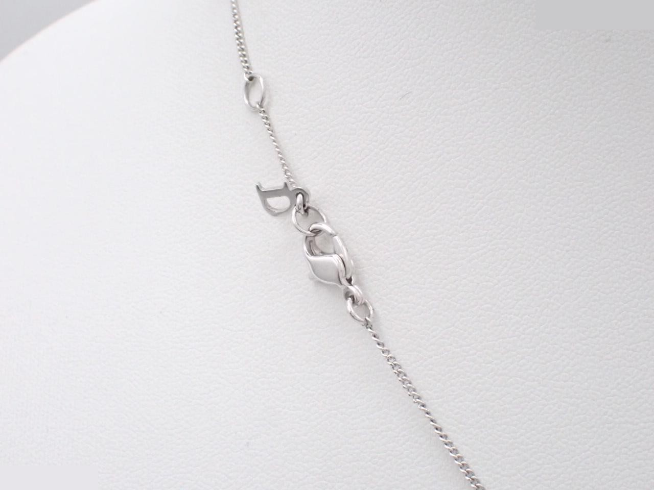 Logo plate necklace, chain approximately 44cm — view 2