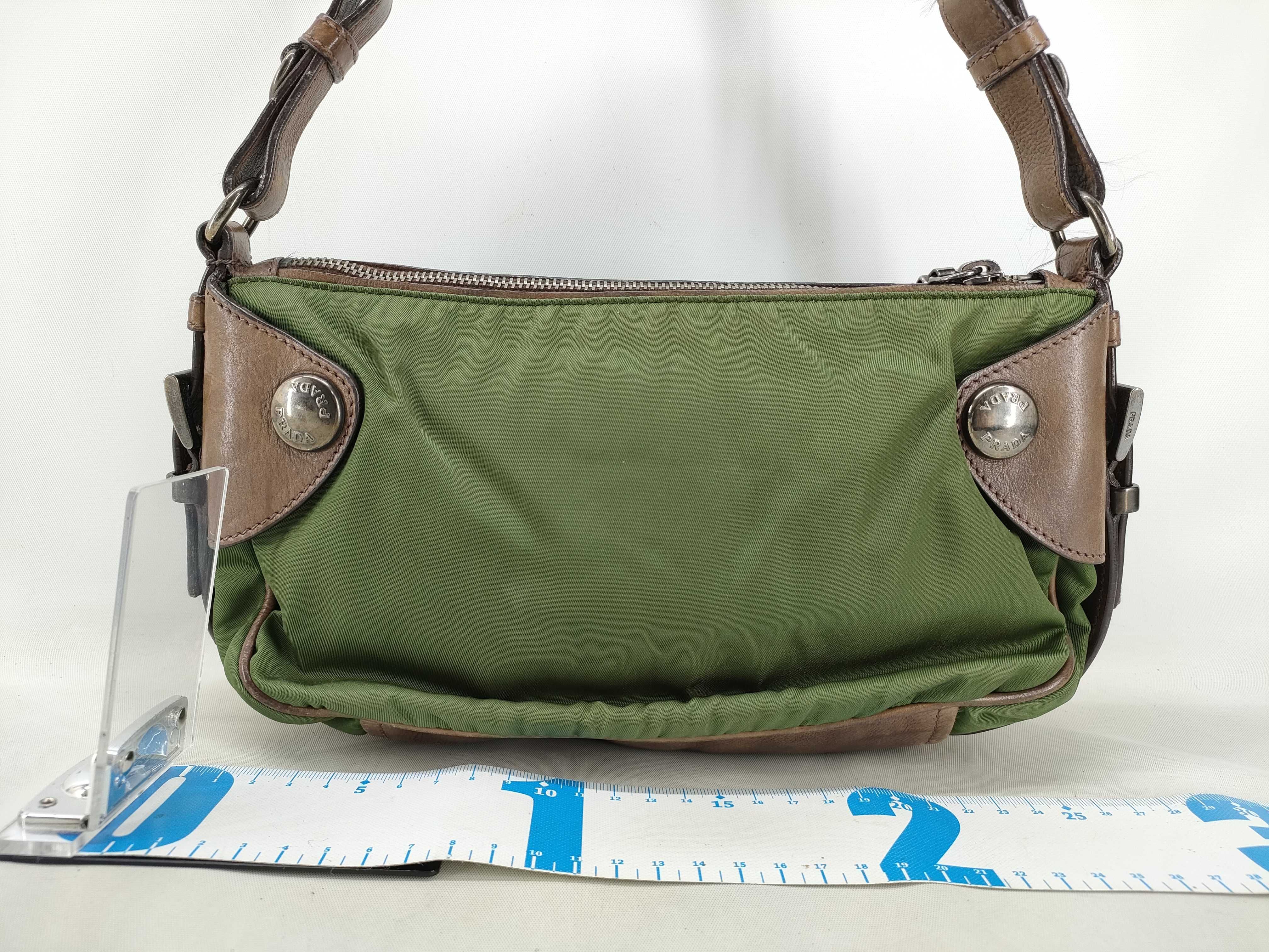 Nylon Prada Shoulder Bag Khaki Shoulder Bag — view 2