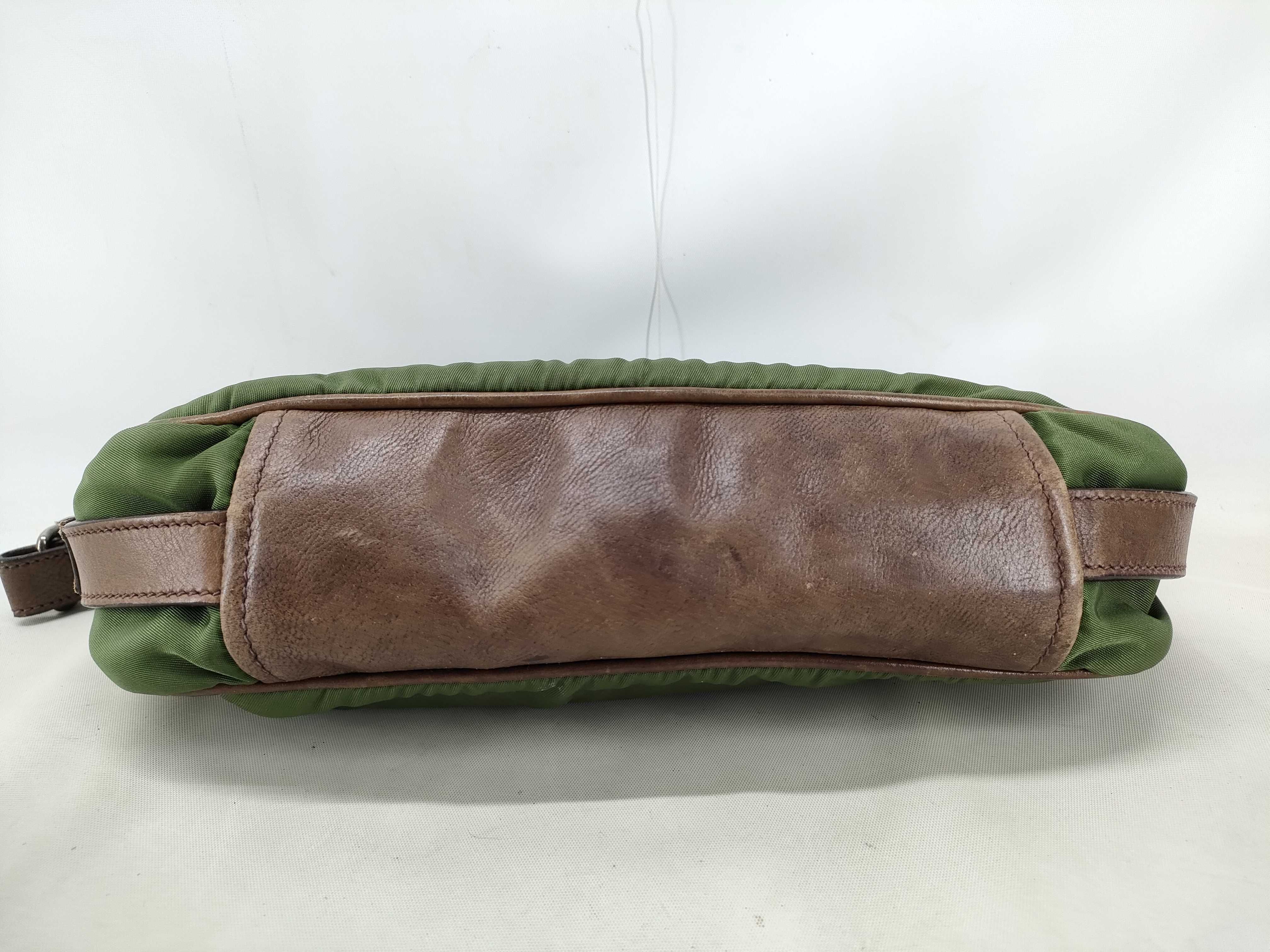 Nylon Prada Shoulder Bag Khaki Shoulder Bag — view 3