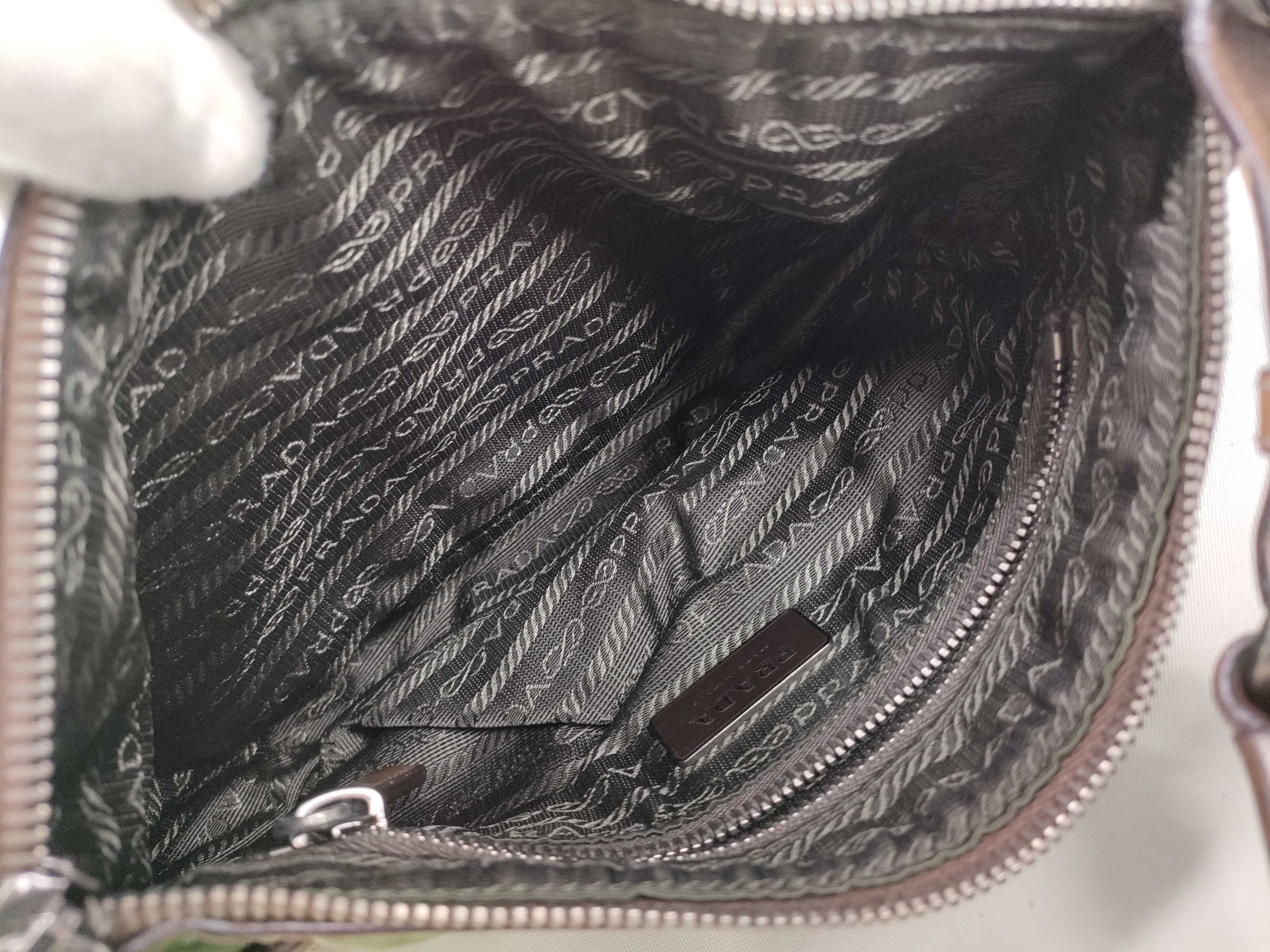 Nylon Prada Shoulder Bag Khaki Shoulder Bag — view 10