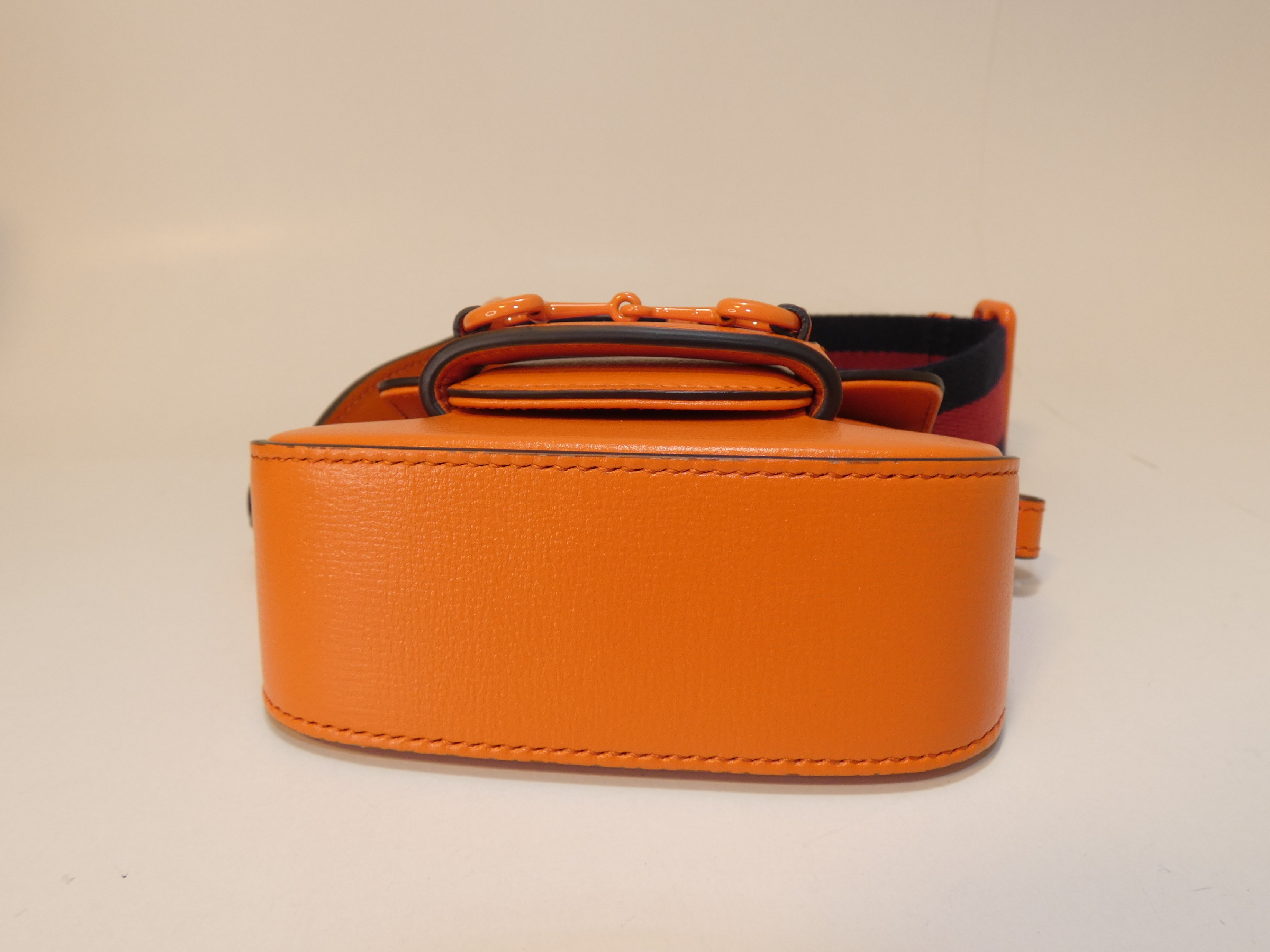 2-way Horsebit Leather Orange Chain Hand — view 5