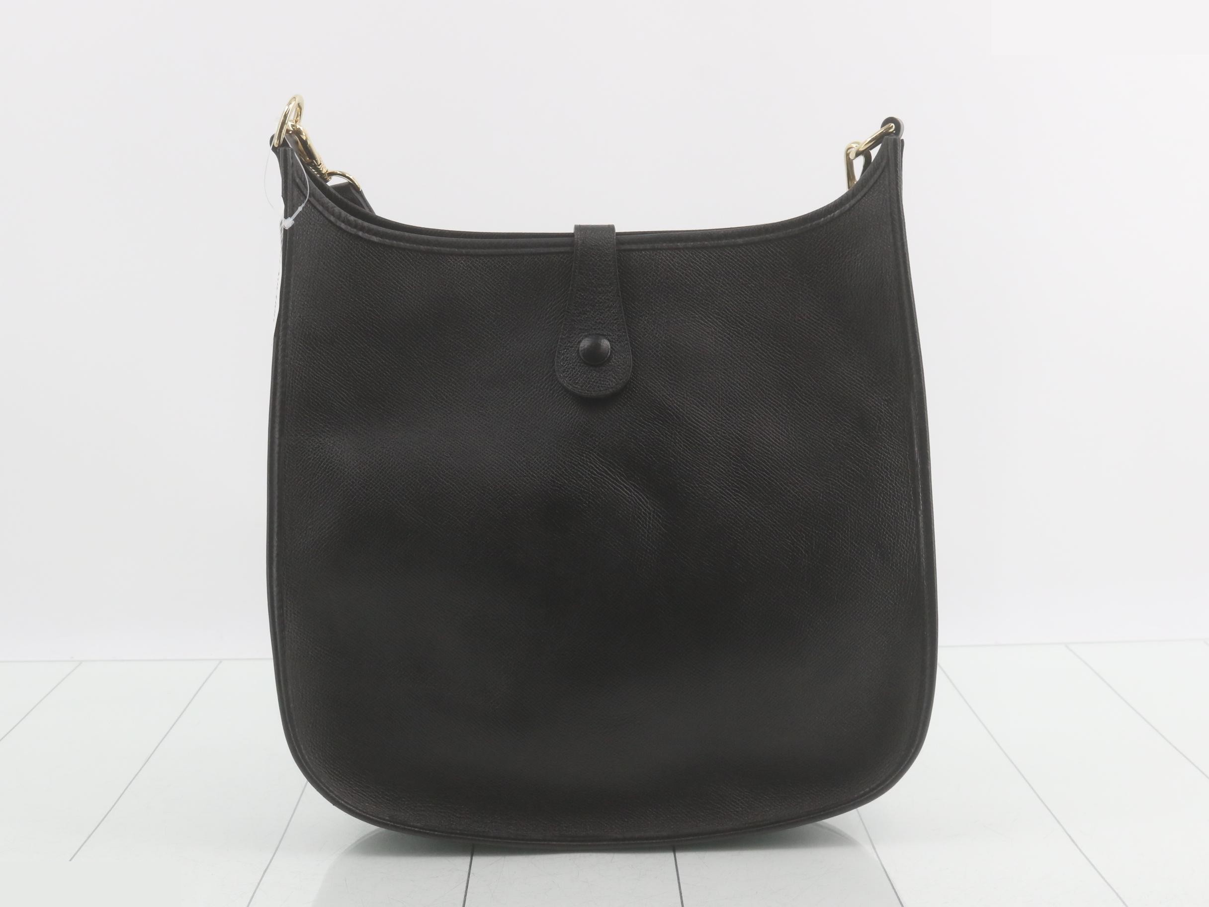 Evelyn, Black, B stamp, Gold hardware — view 2