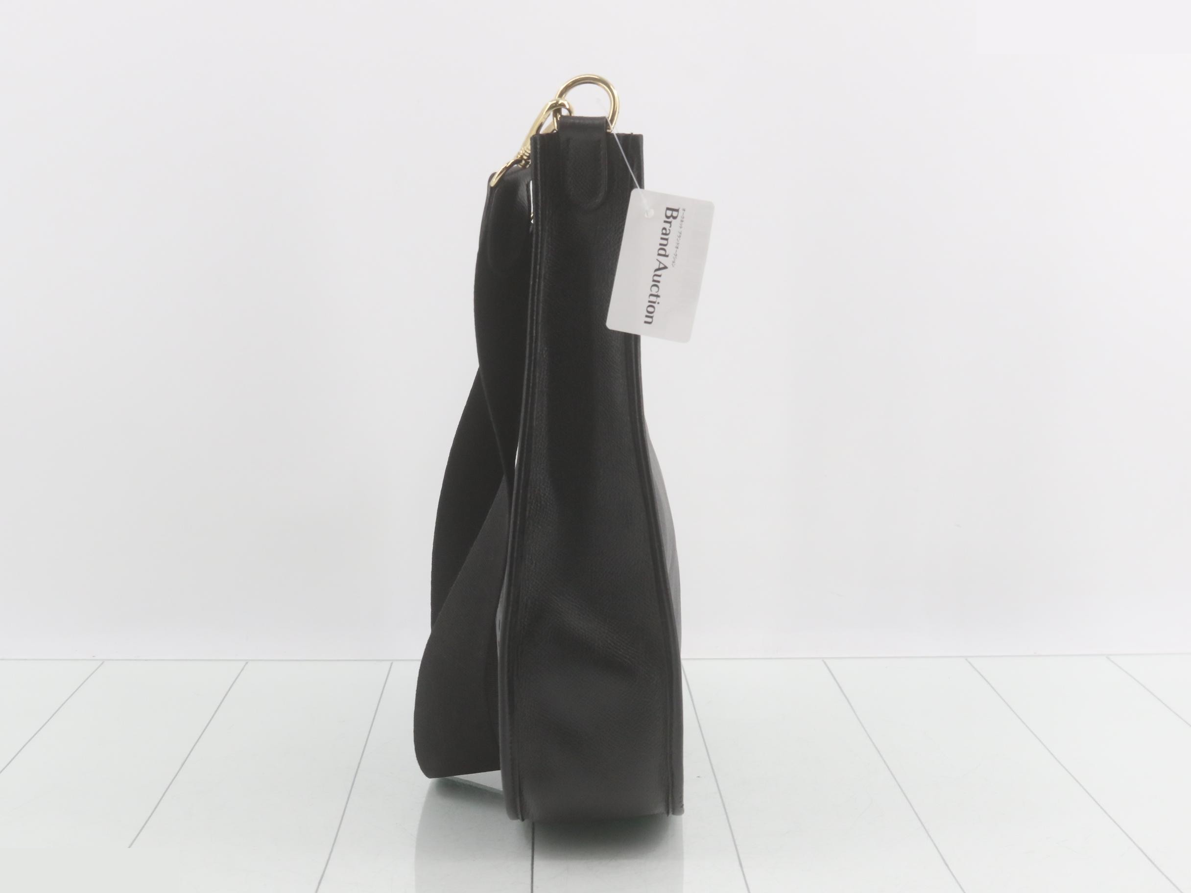 Evelyn, Black, B stamp, Gold hardware — view 3