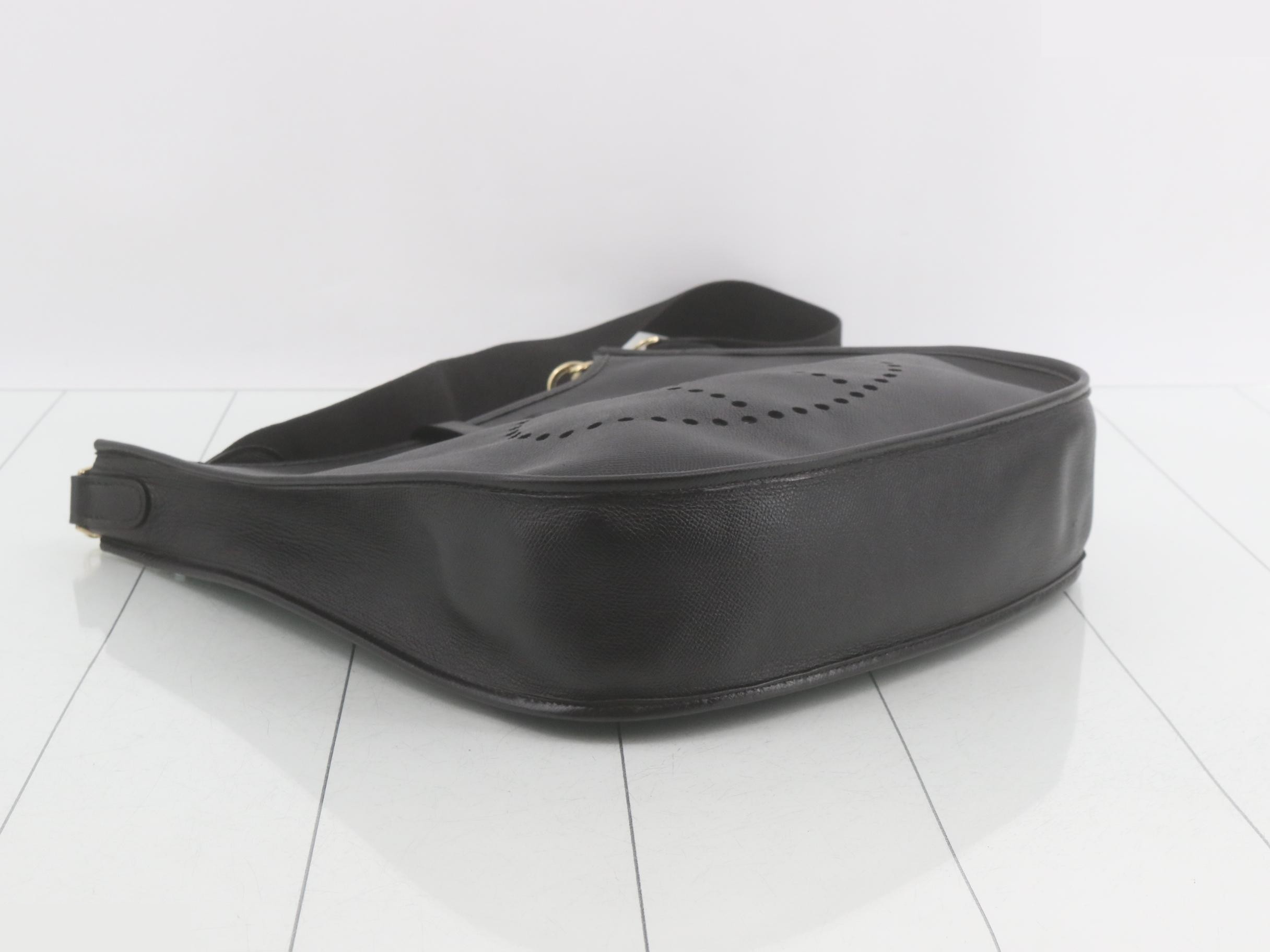Evelyn, Black, B stamp, Gold hardware — view 5