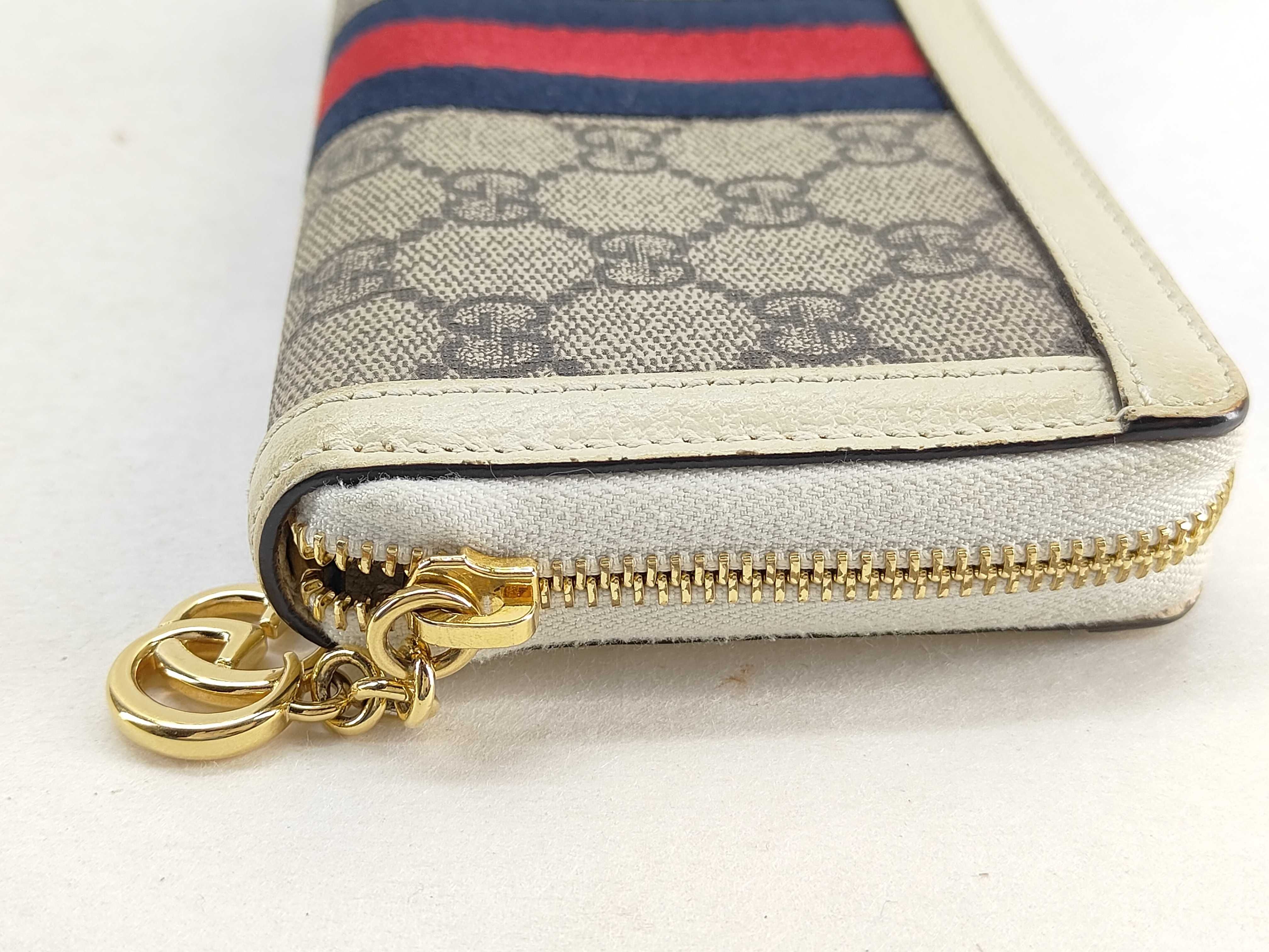 GG Supreme Round Zip Long Wallet 523154 — view 5