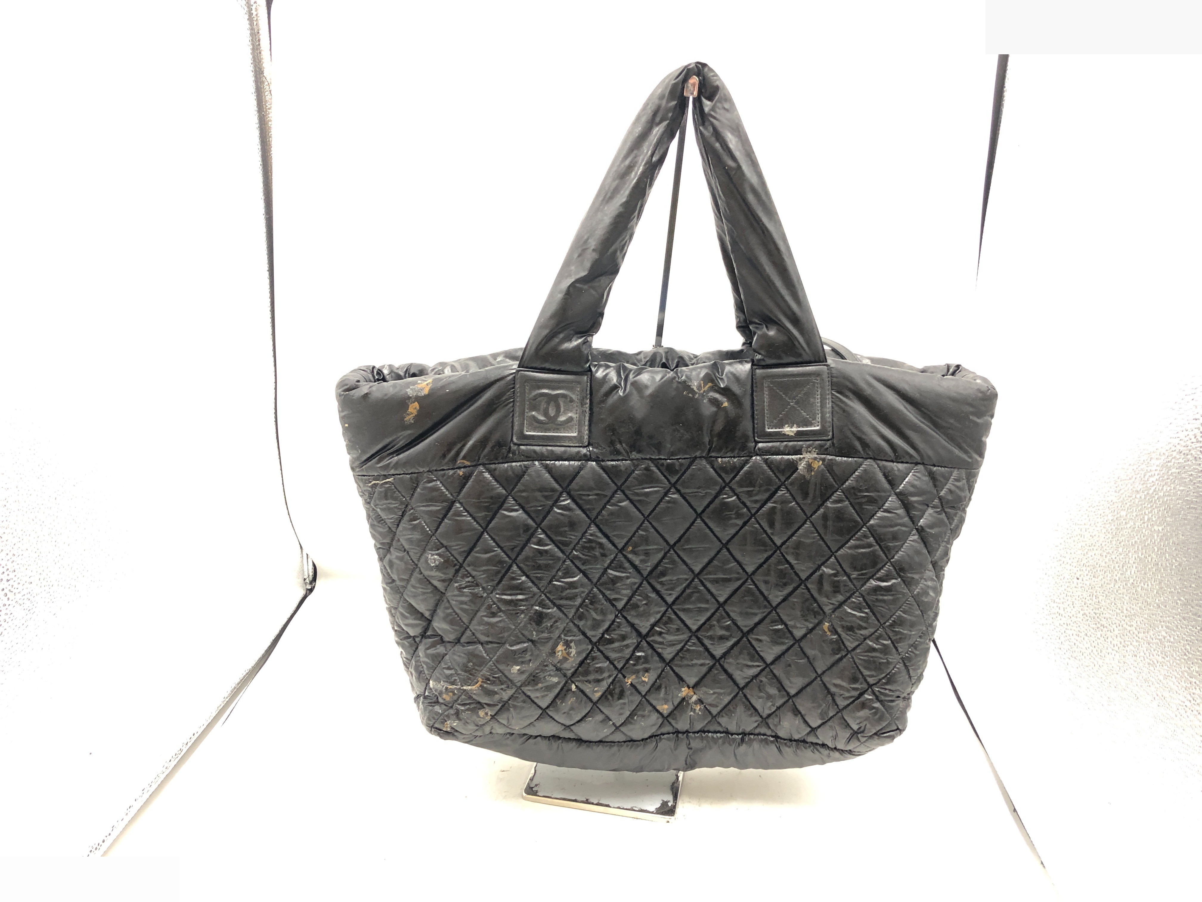 Coco Cocoon Tote GM with sticker, 13949196, Nylon, Black — view 4
