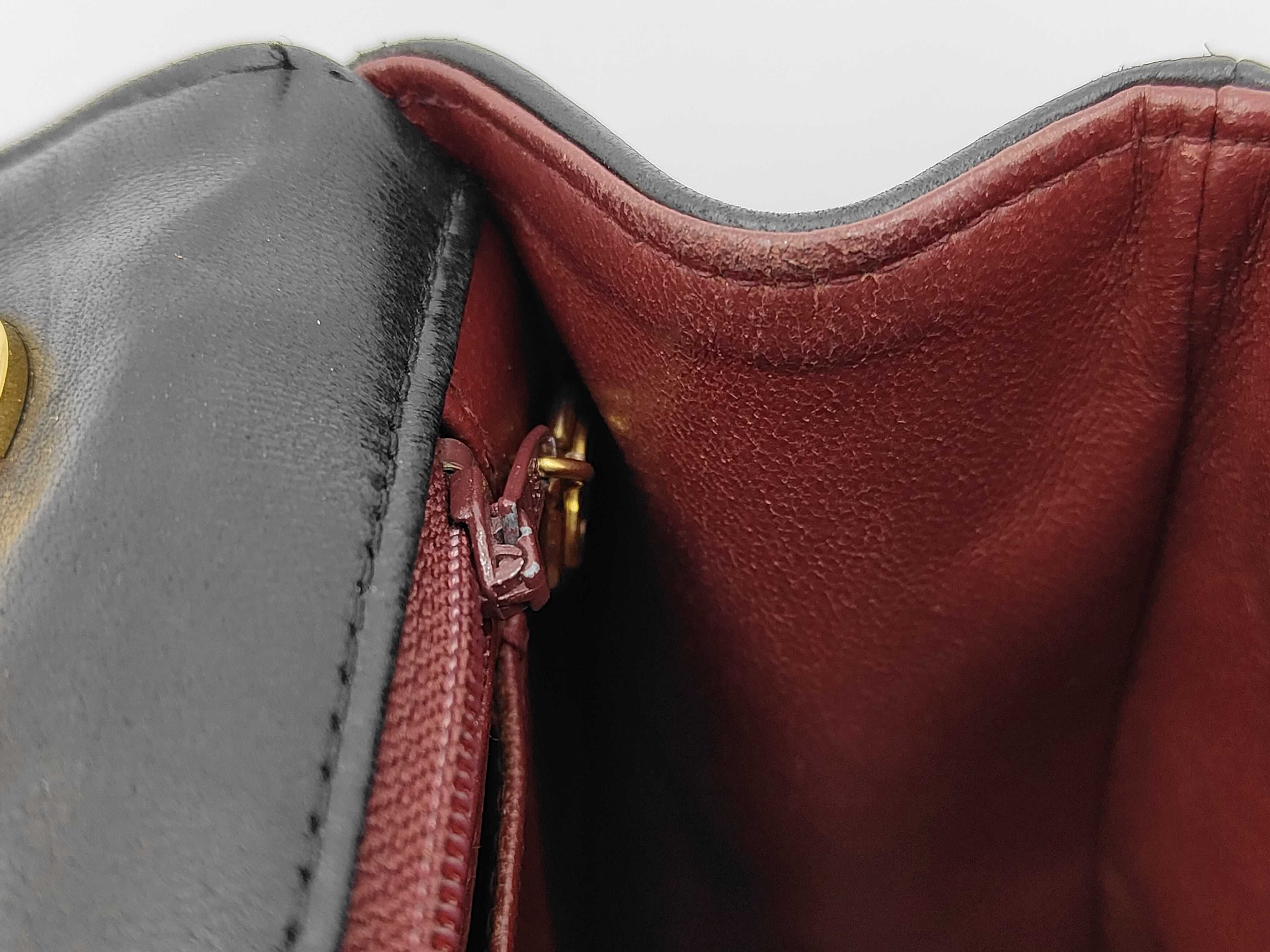 Matelassé Handbag, Leather, Black, Gold Hardware — view 13