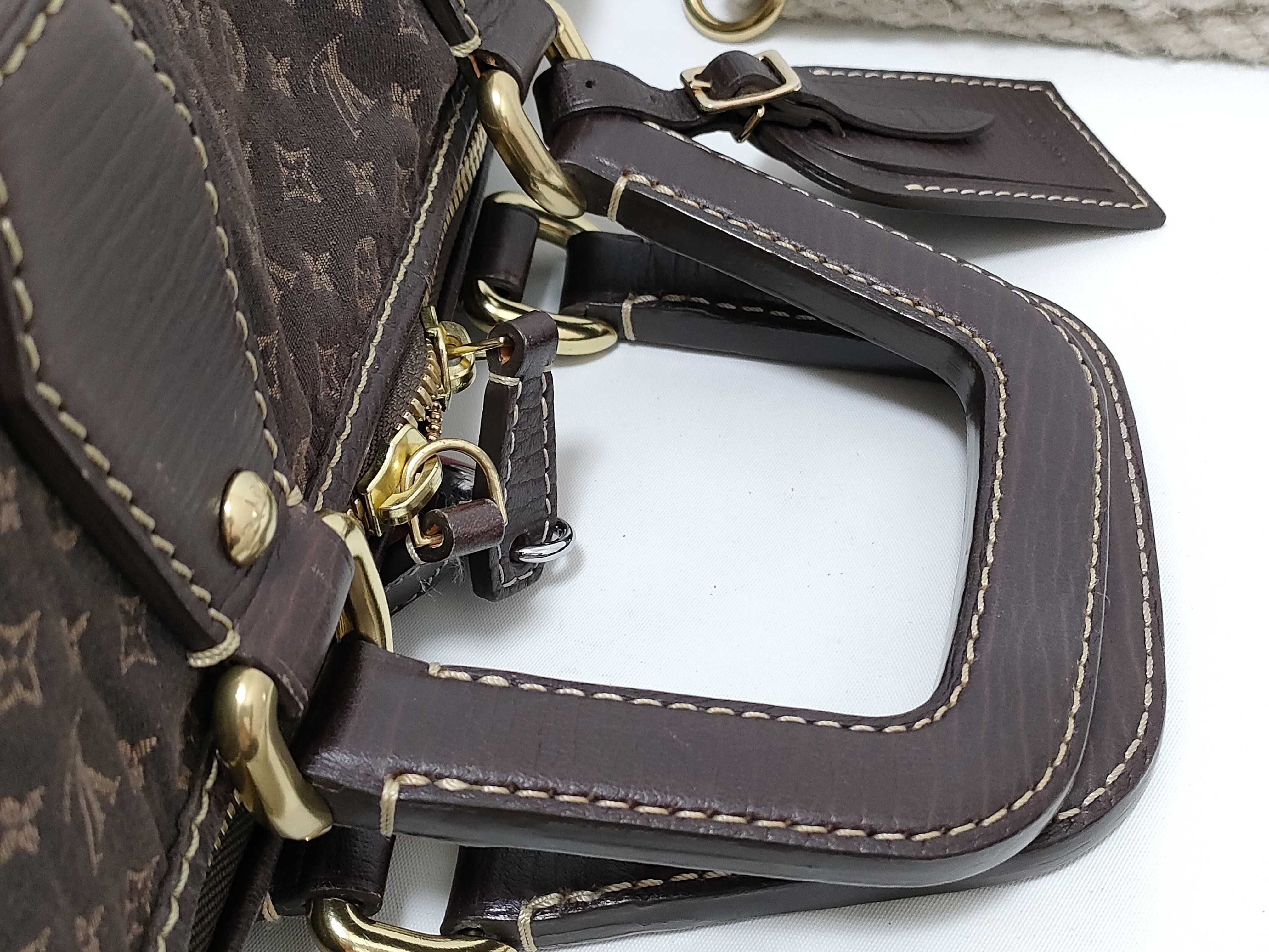 Monogram Mini Lin M40019 Keepall 45 Boston Bag Monogram Mini Lin Ebene Boston Bag — view 3