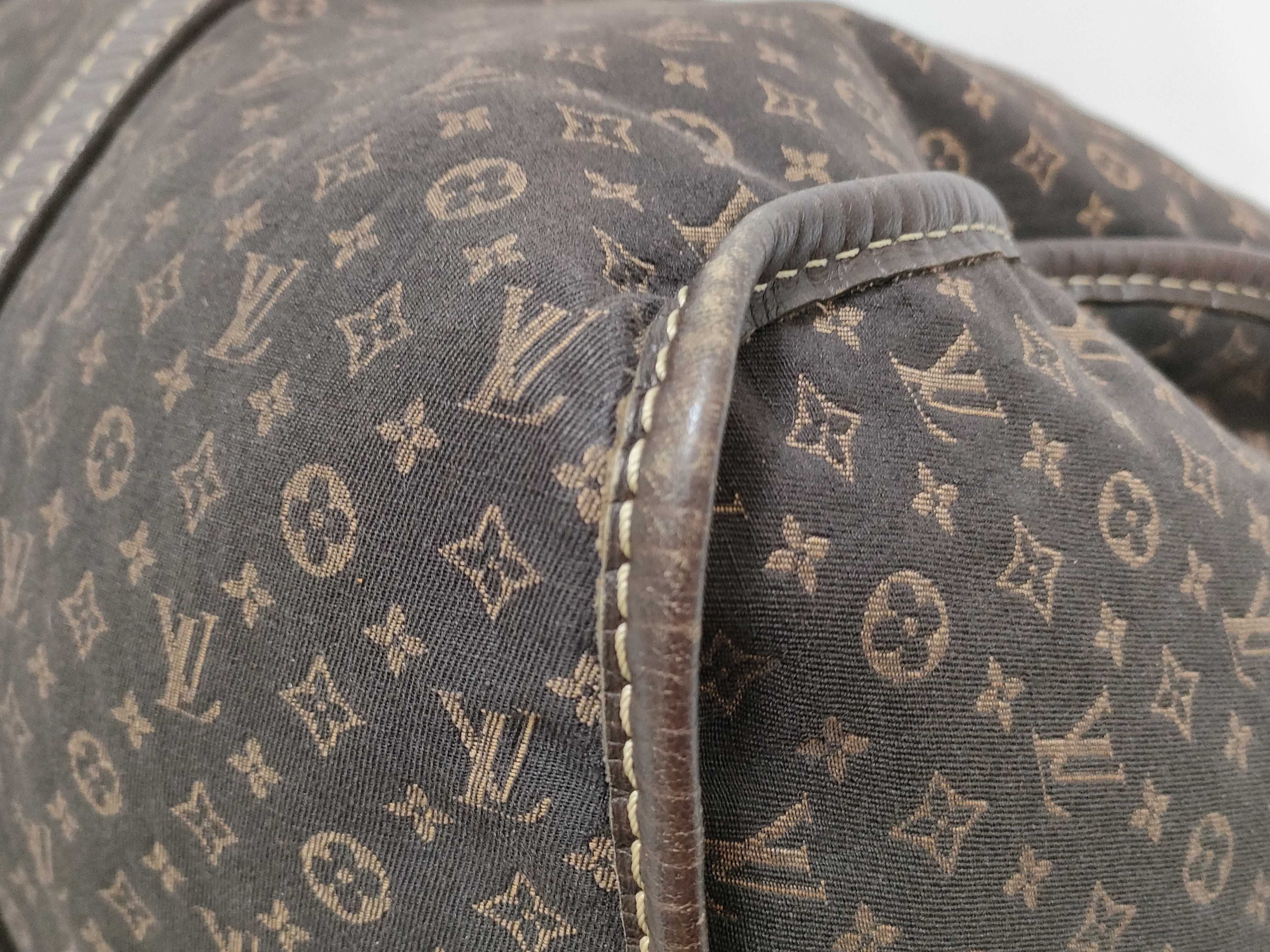 Monogram Mini Lin M40019 Keepall 45 Boston Bag Monogram Mini Lin Ebene Boston Bag — view 8