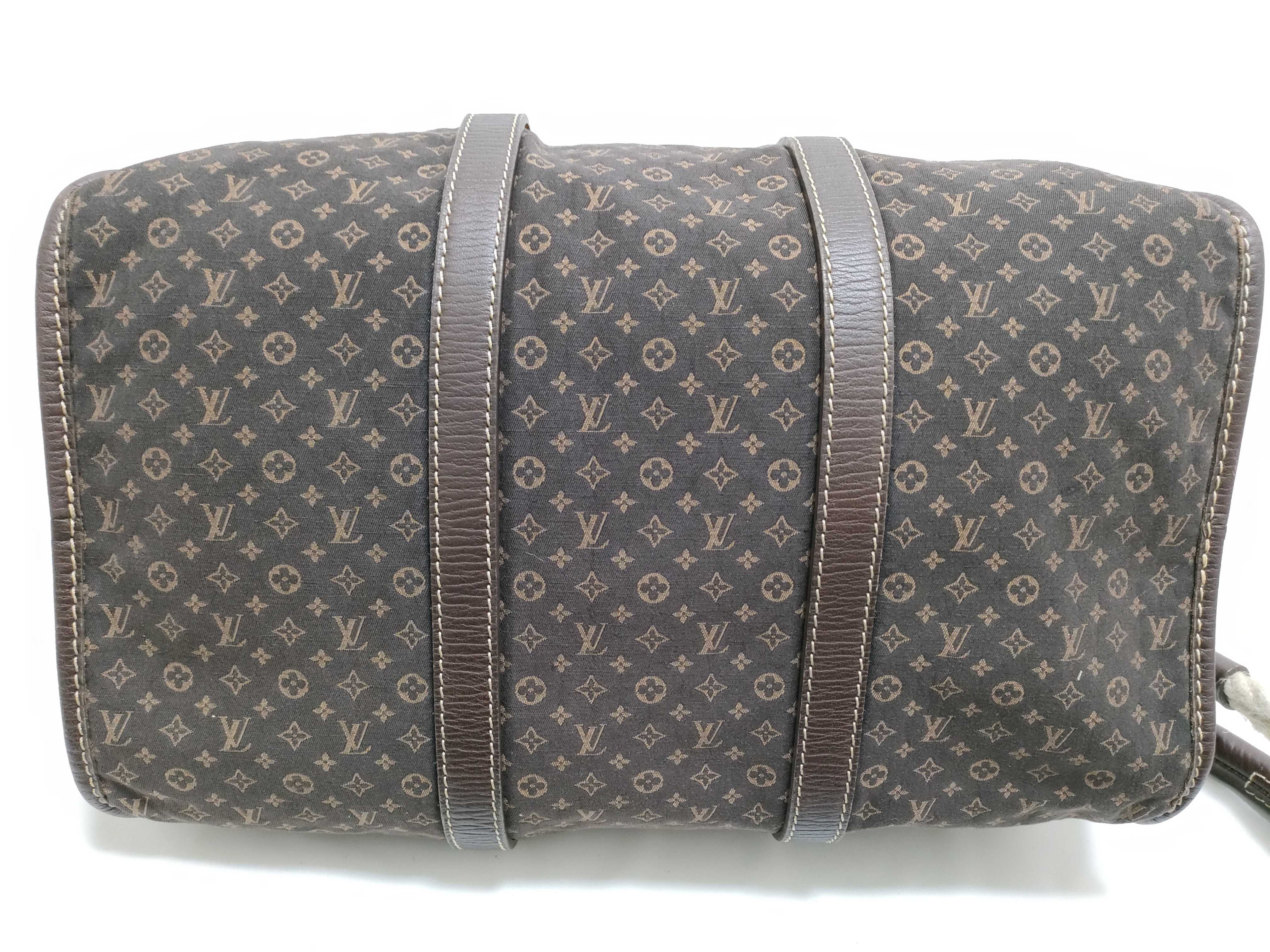 Monogram Mini Lin M40019 Keepall 45 Boston Bag Monogram Mini Lin Ebene Boston Bag — view 9