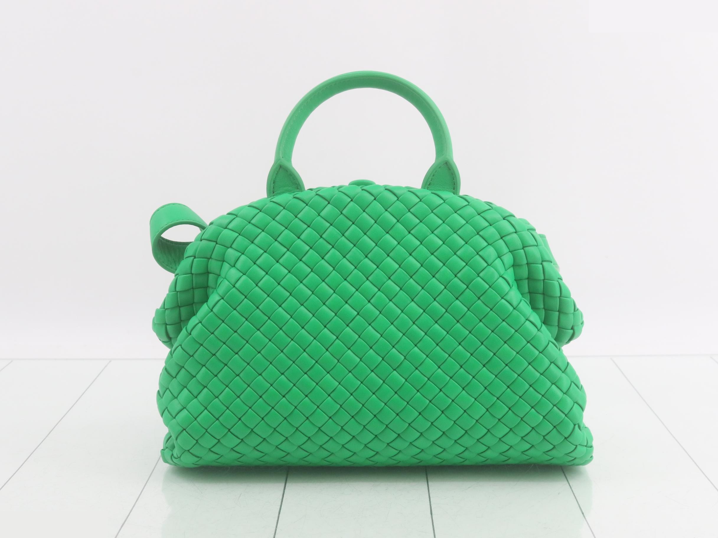 Intrecciato 2-Way Bag with Clasp Closure — view 2