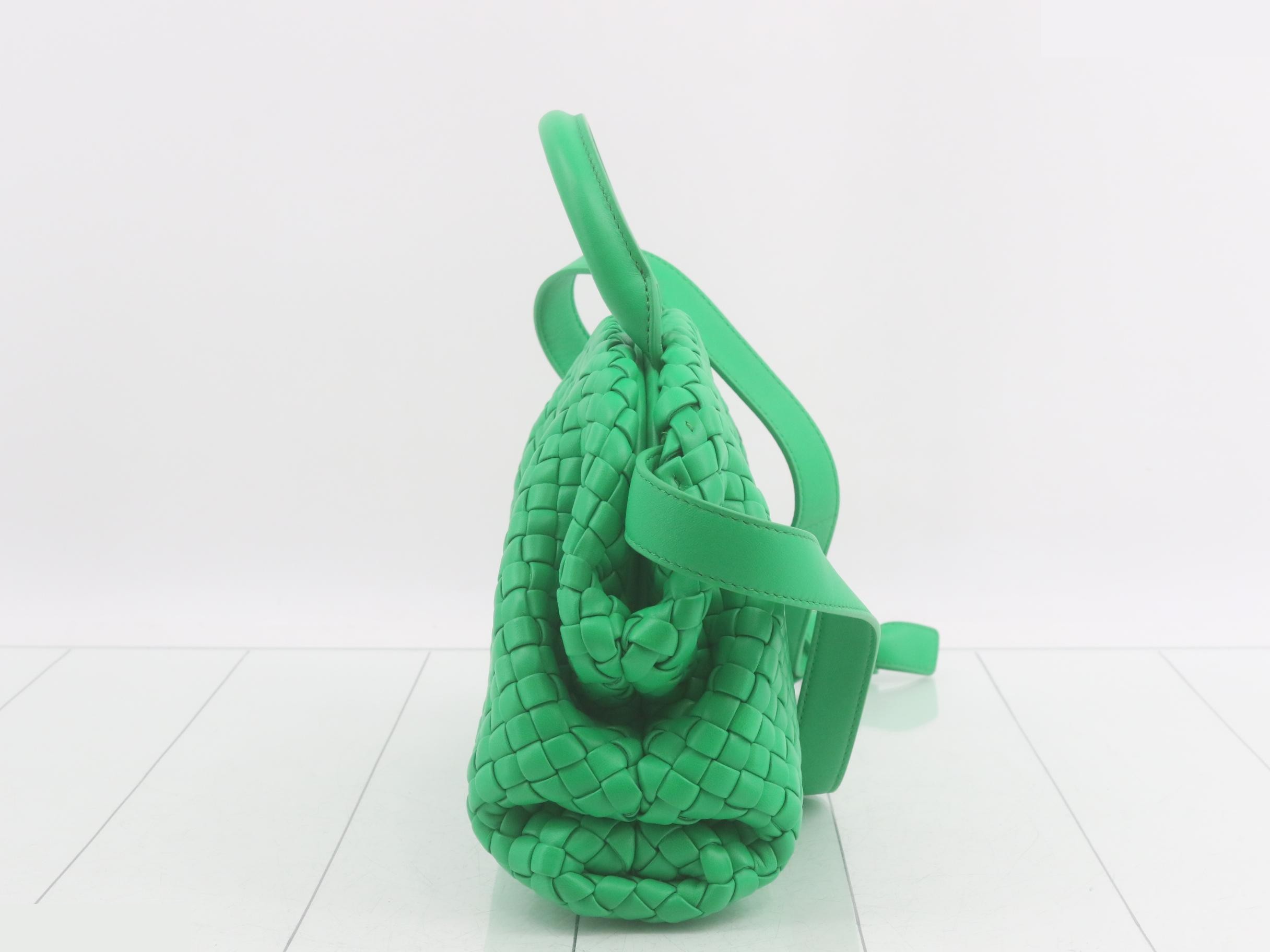 Intrecciato 2-Way Bag with Clasp Closure — view 3