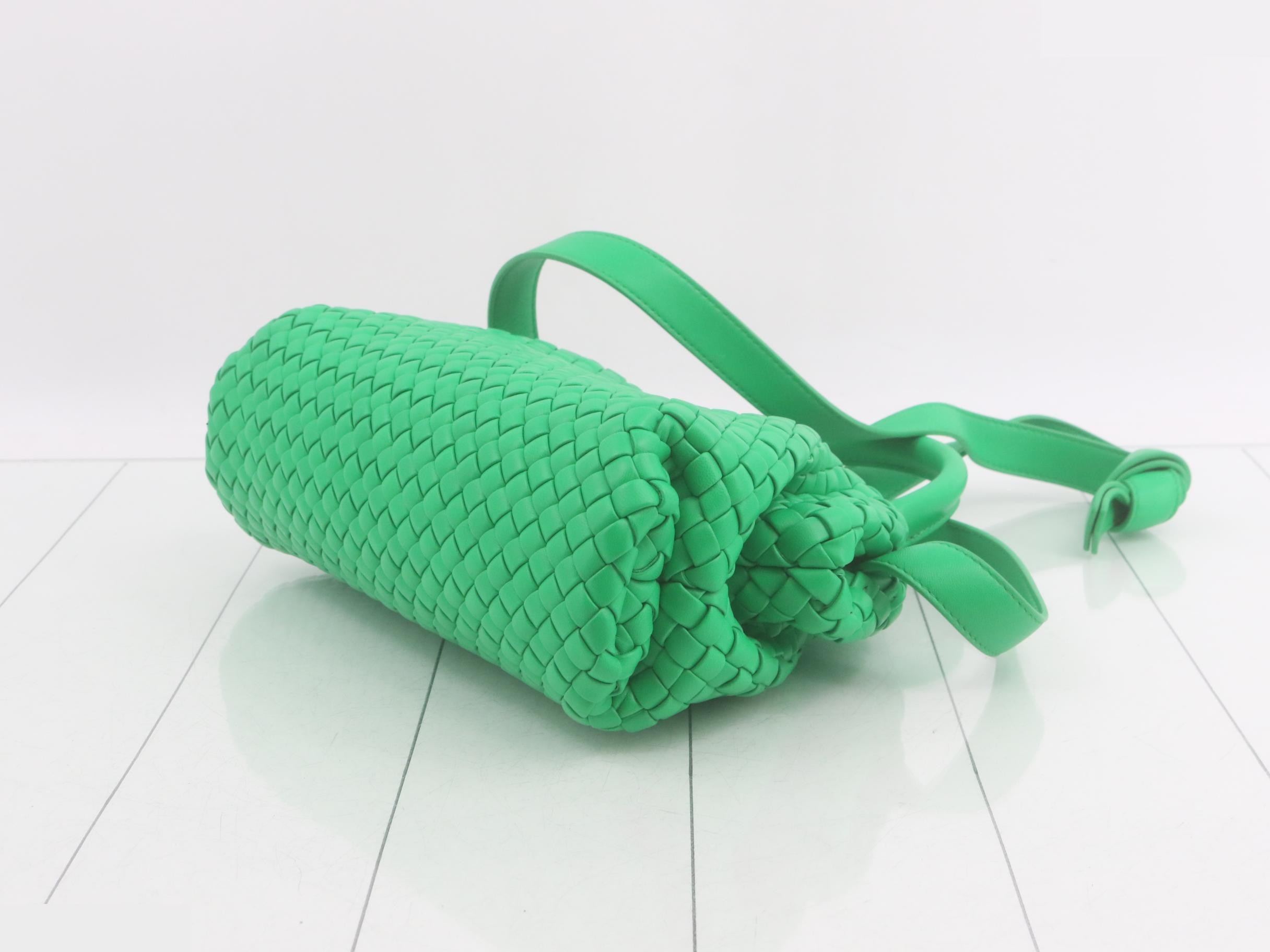 Intrecciato 2-Way Bag with Clasp Closure — view 6