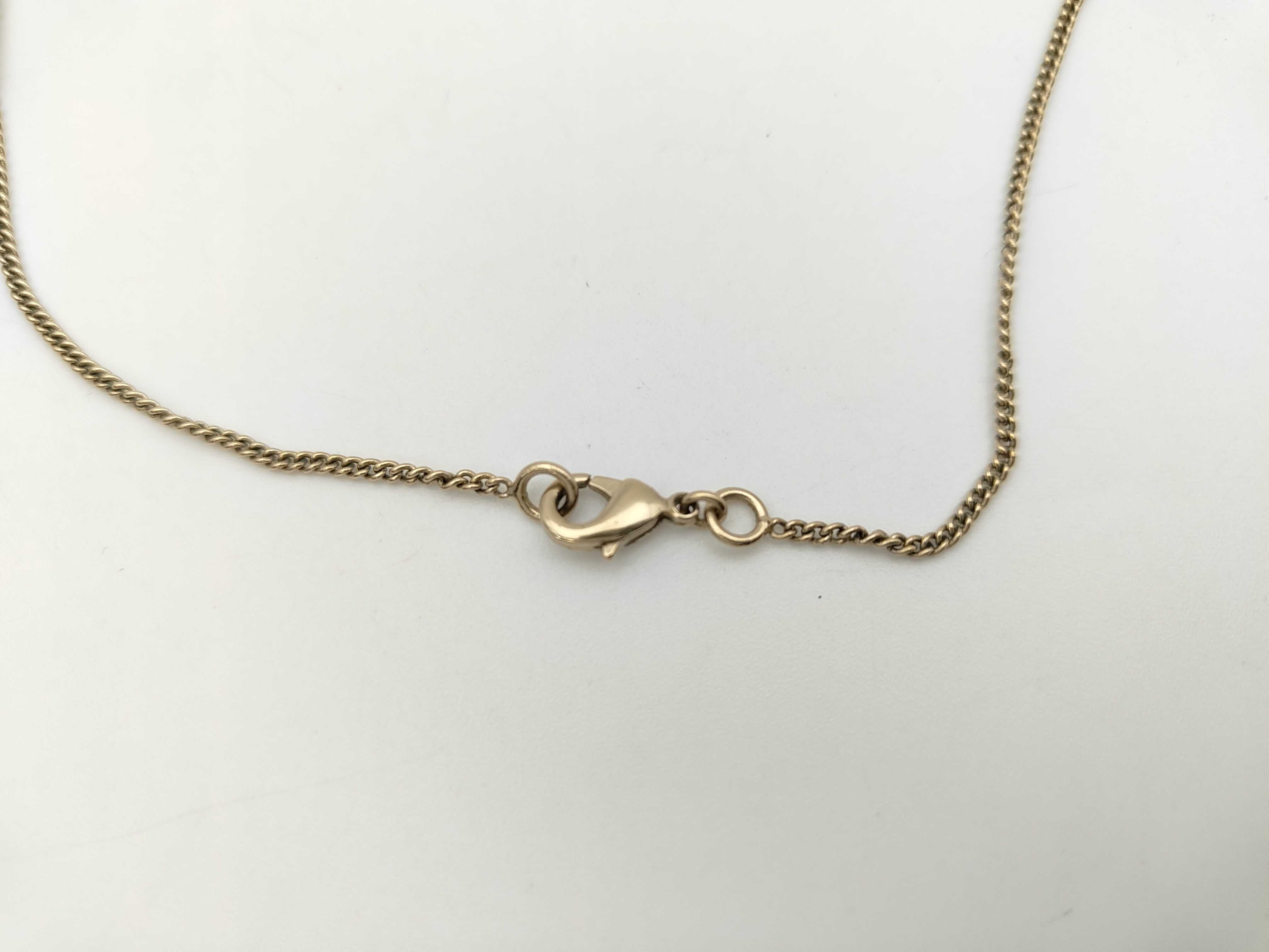 Coco Mark Rhinestone Moon Necklace 08P — view 3