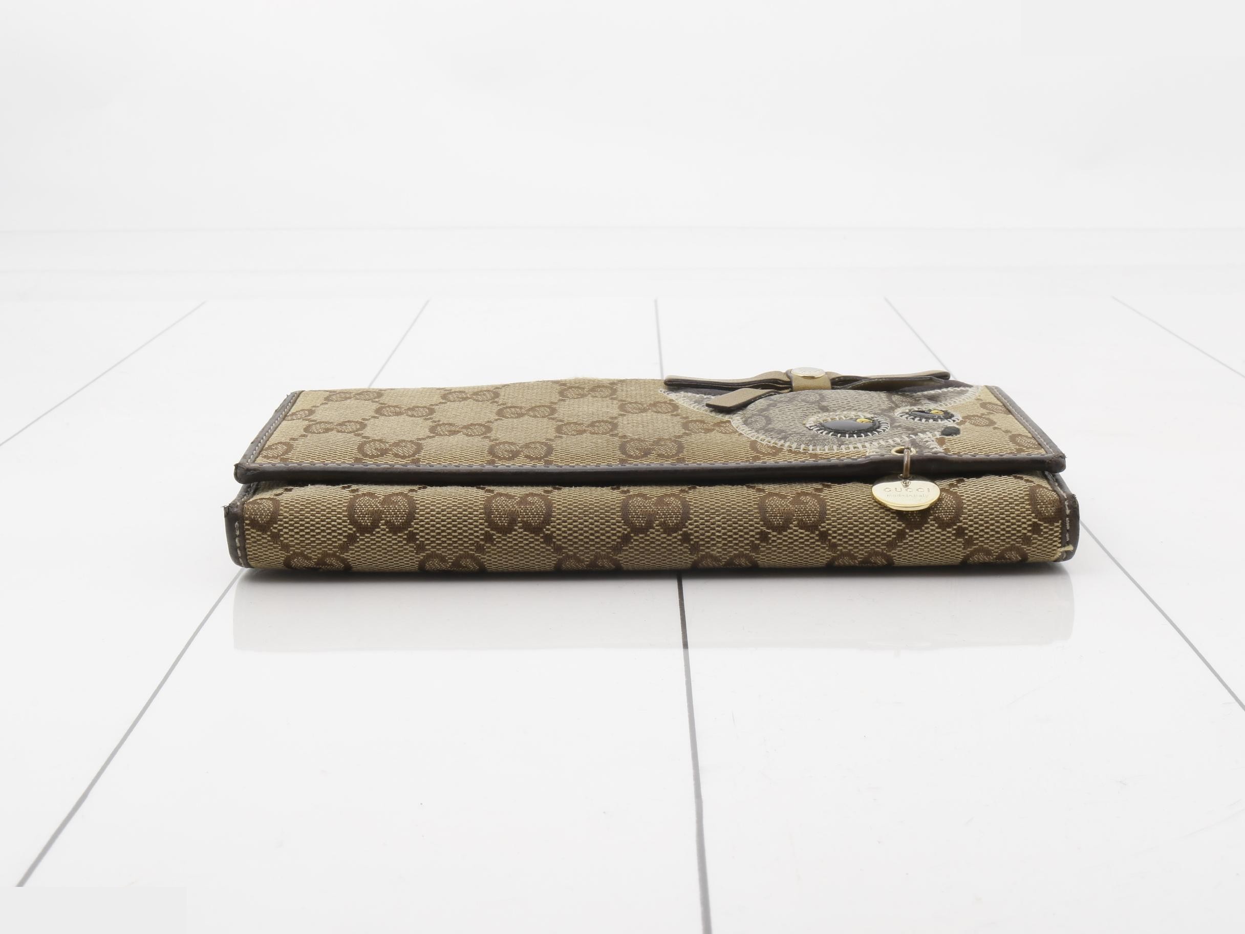GG Canvas Guccioli Long Wallet — view 3