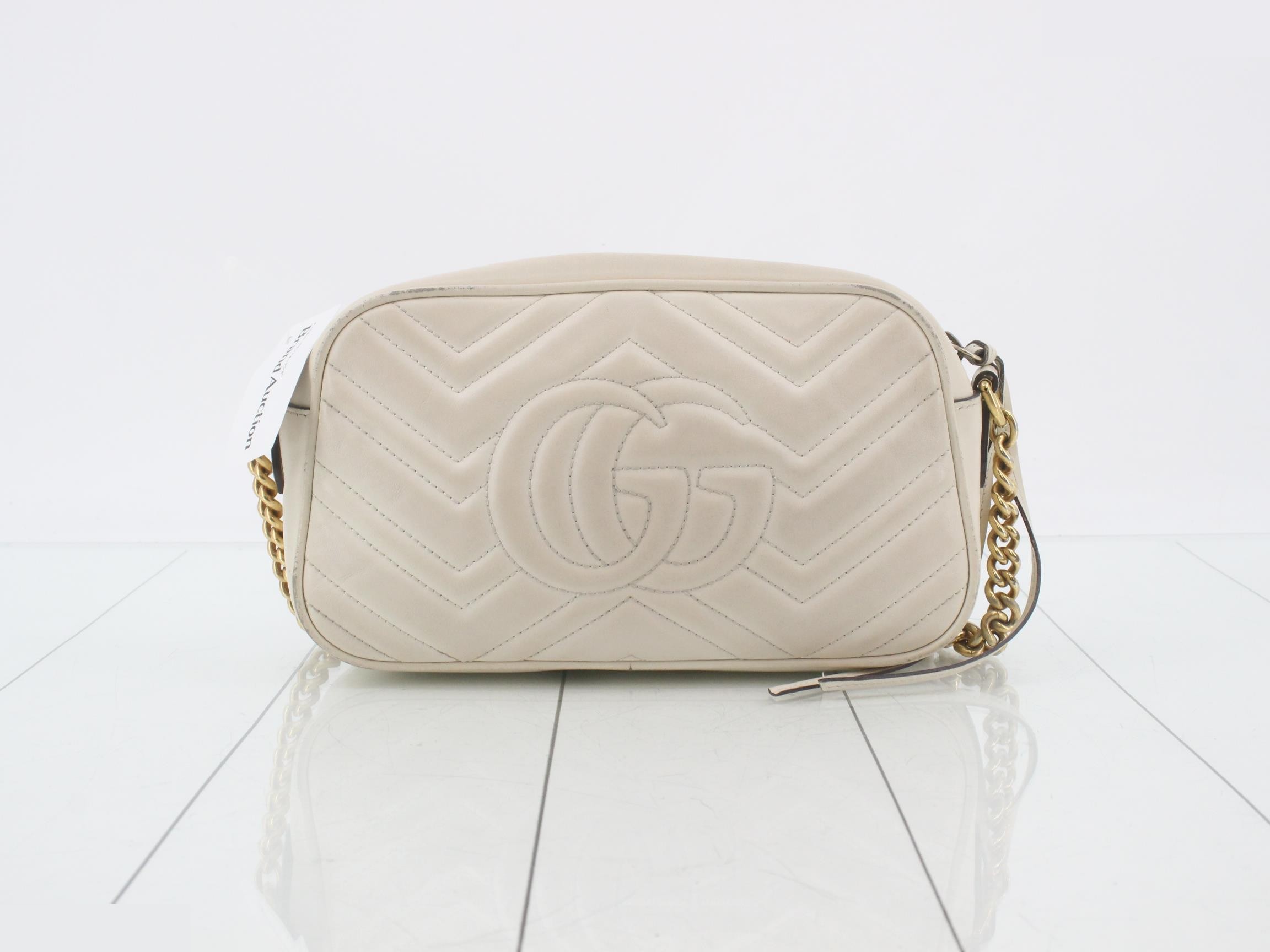 GG Marmont Shoulder Bag, Ivory — view 2