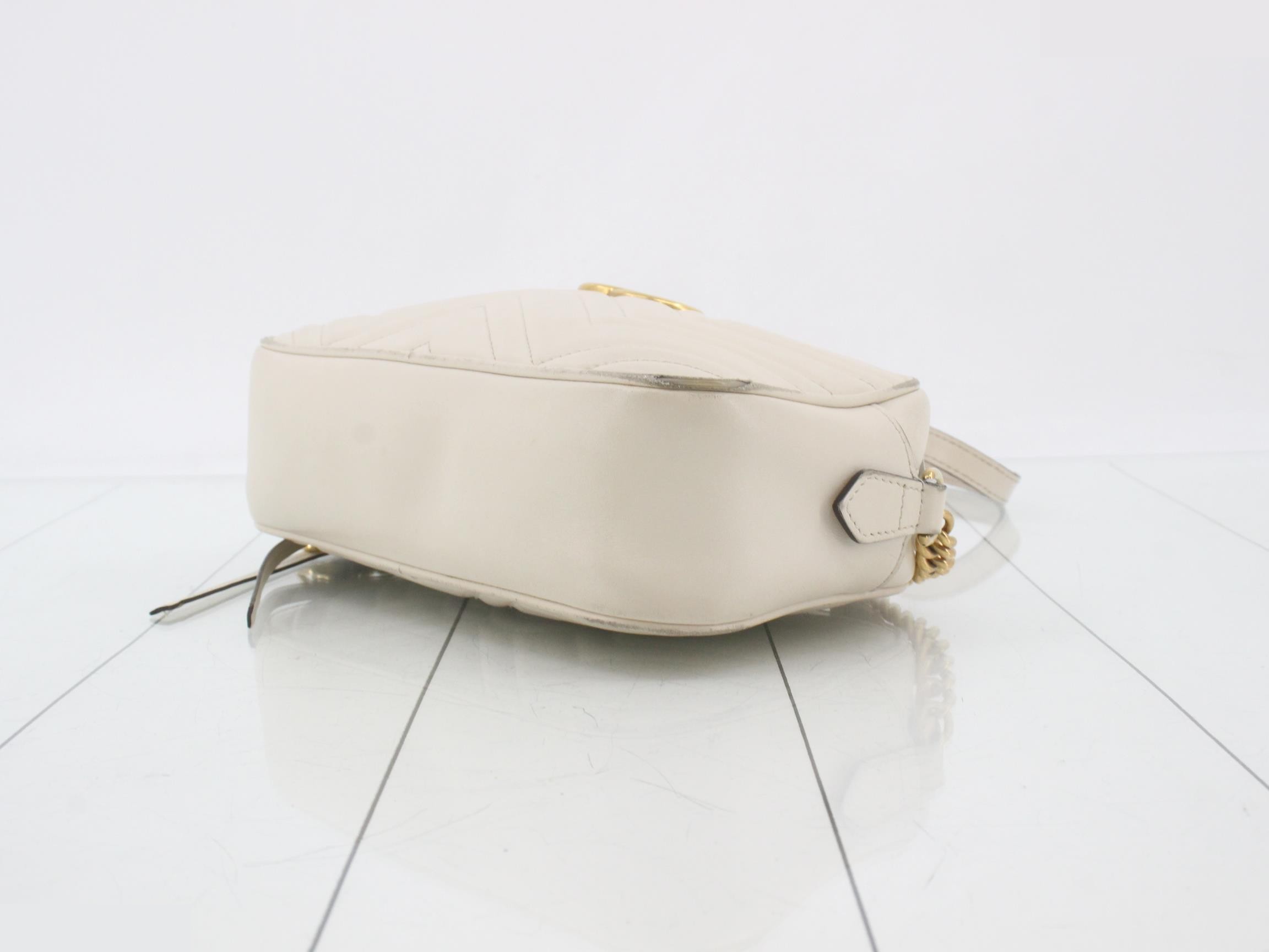 GG Marmont Shoulder Bag, Ivory — view 6