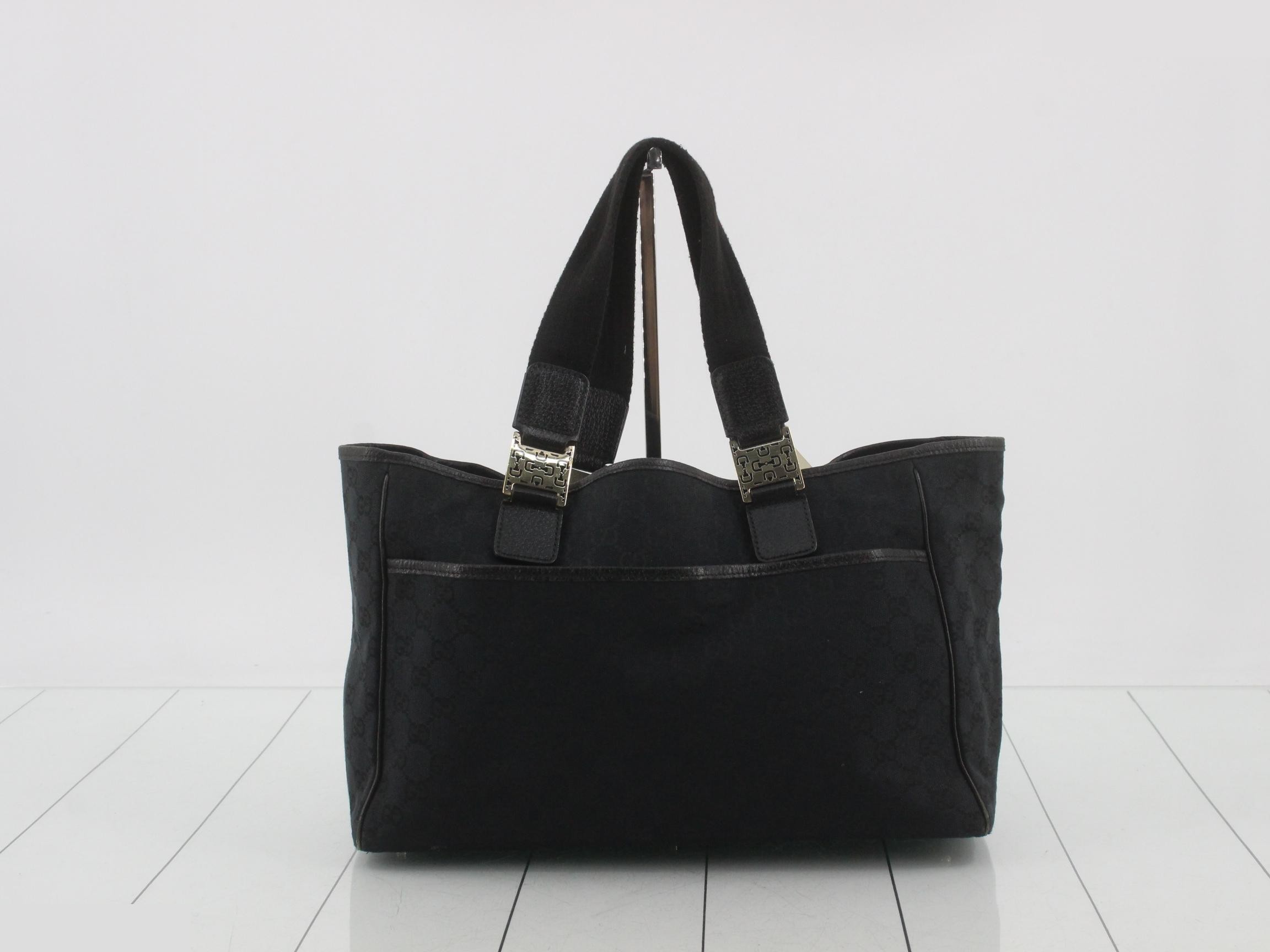 Canvas x Leather Shoulder Bag - Horsebit — view 2