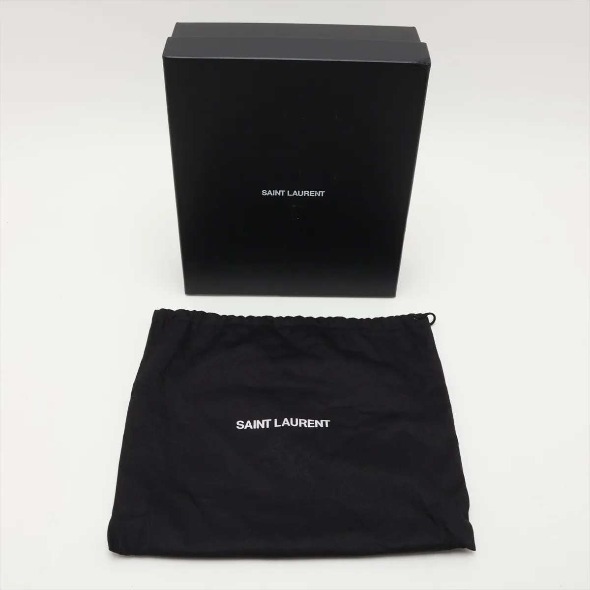 Envelope Leather Chain Shoulder Bag, Black 600185 — view 9