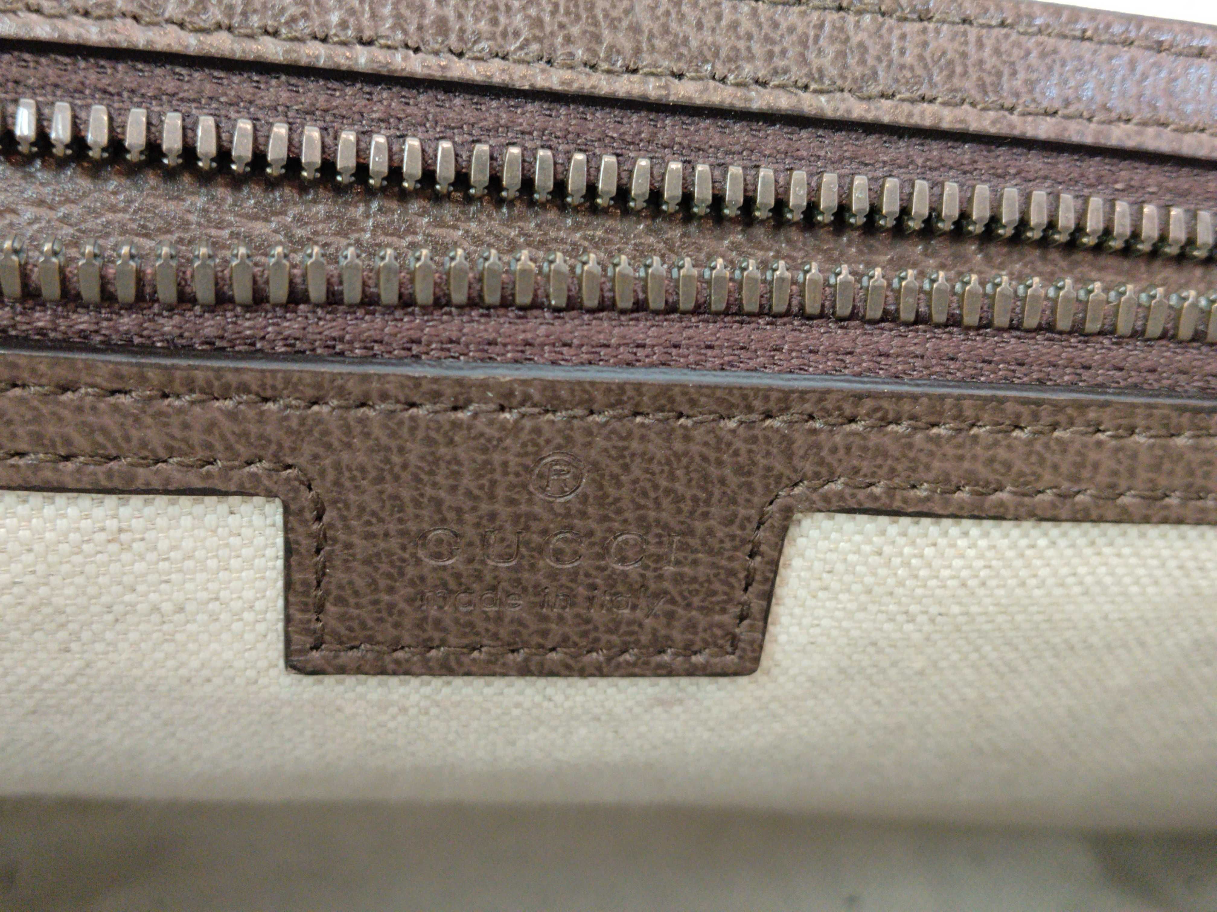 GG Supreme PH- GG Supreme Monogram Canvas Textured Dollar Ophidia Messenger Bag (Bei Shoulder Bag) — view 11