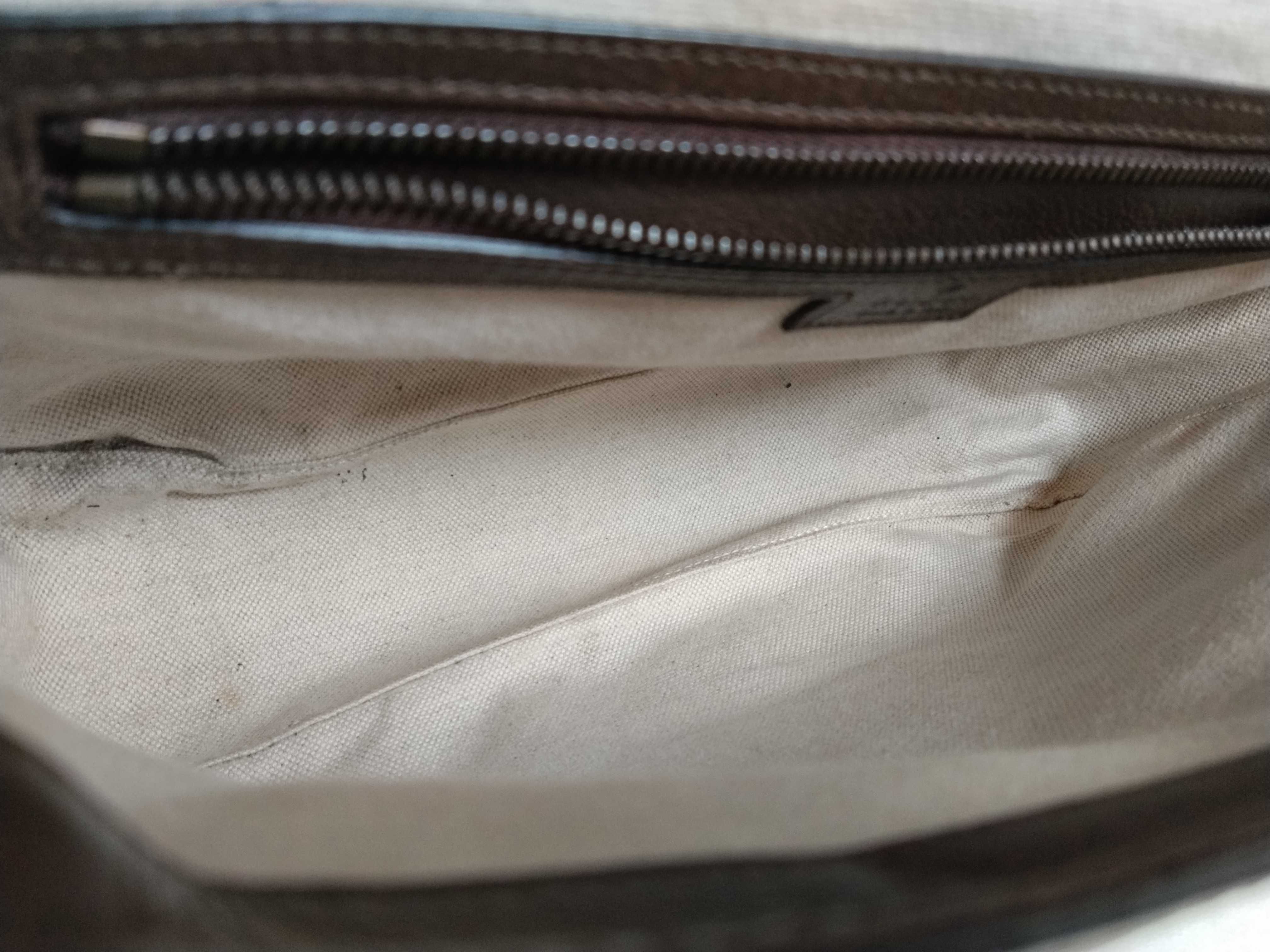 GG Supreme PH- GG Supreme Monogram Canvas Textured Dollar Ophidia Messenger Bag (Bei Shoulder Bag) — view 9