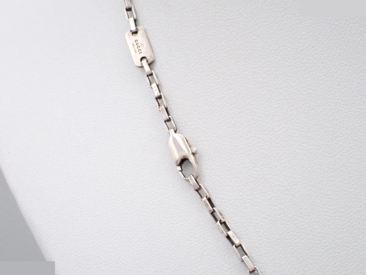 Silver necklace, 925 sterling silver, 7.2g, neck circumference approximately 50cm — view 2