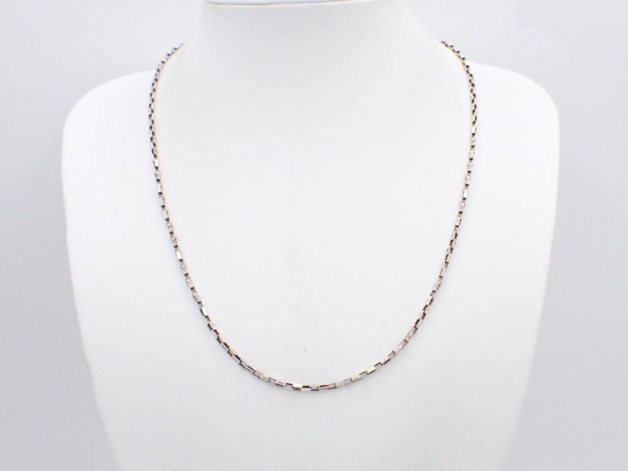 Silver necklace, 925 sterling silver, 7.2g, neck circumference approximately 50cm — view 3