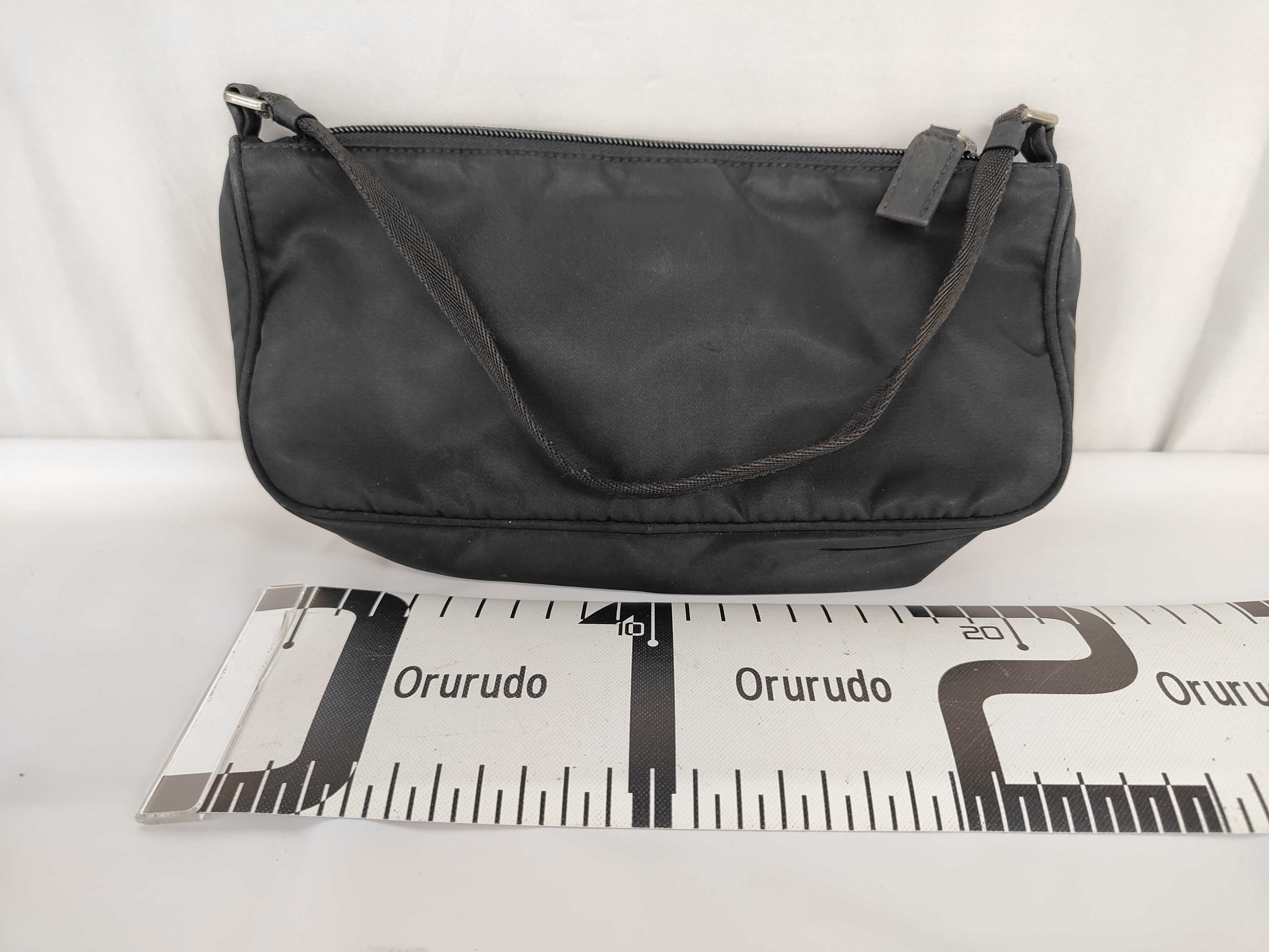 Nylon Mini Handbag Pouch Black Pouch — view 2