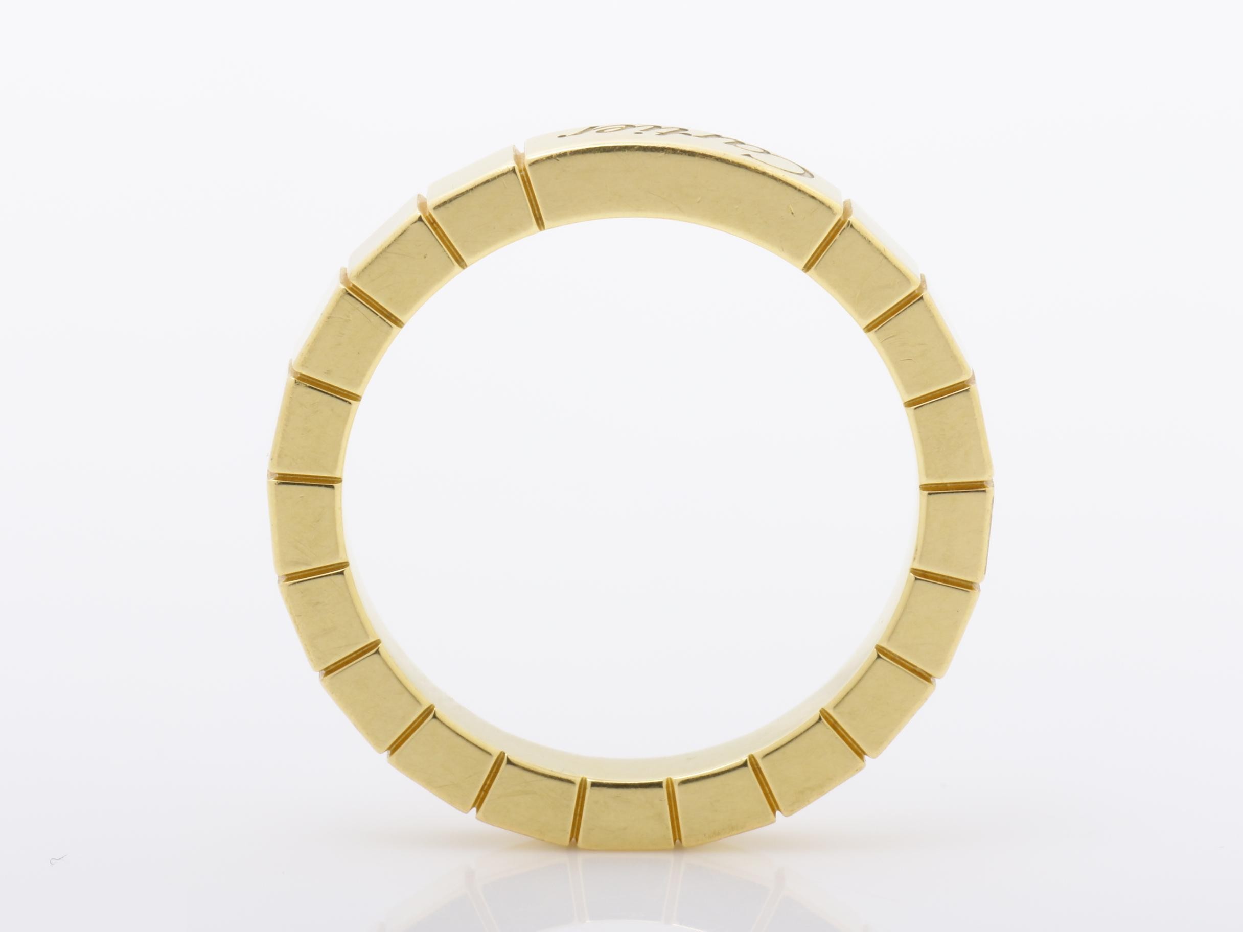 Lanieres (precious metal) ring, K18YG, 6g, #52 — view 5