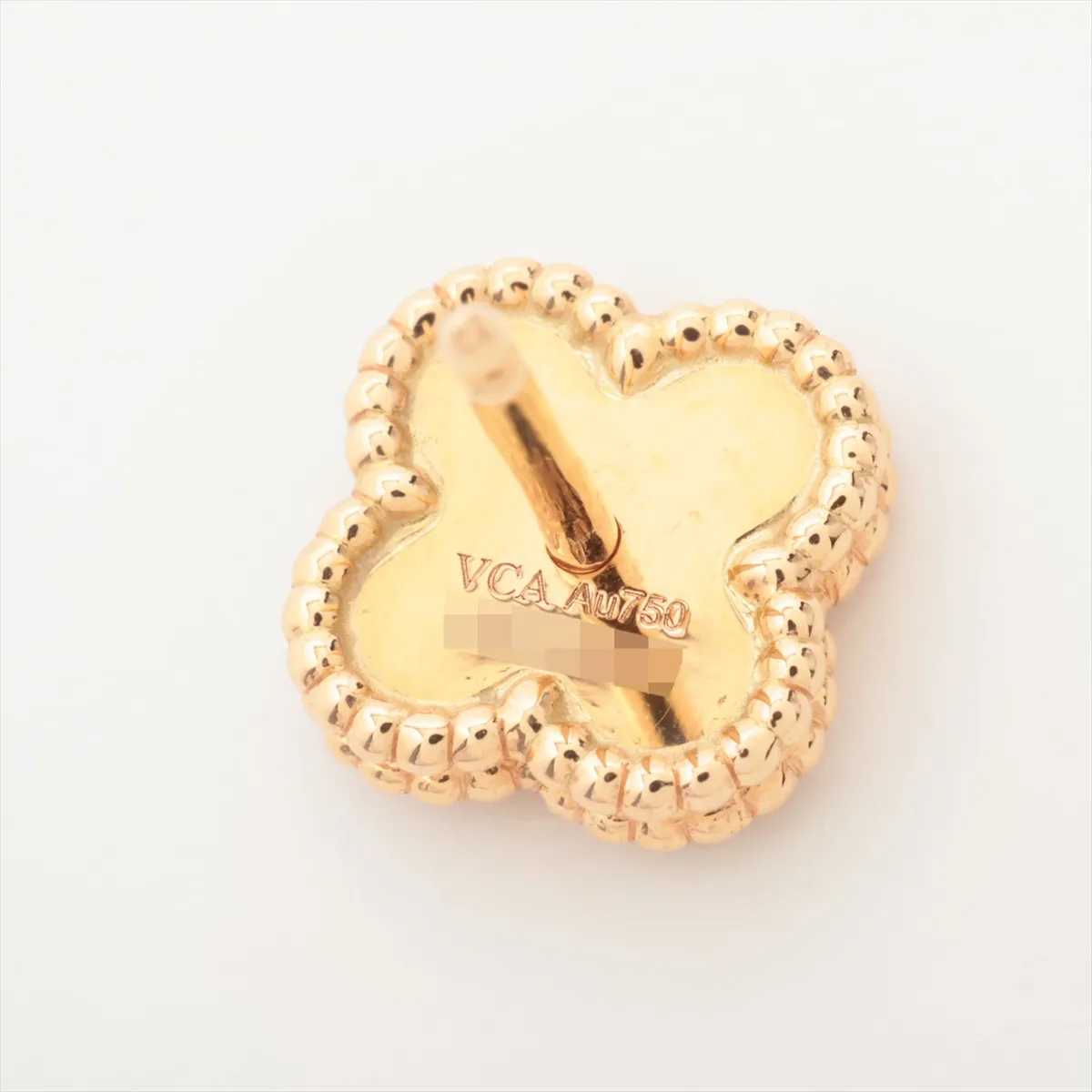 Sweet Alhambra Earrings, 750 (PG), 3.2g, JF632482 VCARO8DB00, with inscribed guarantee. — view 5