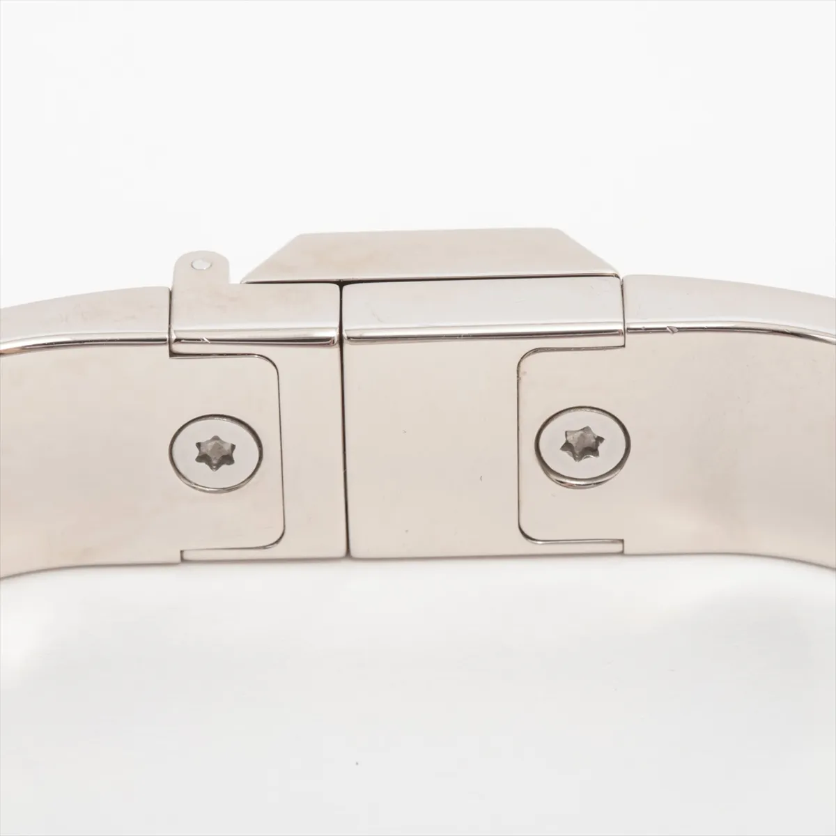 Sac à Dépêches Bracelet, Metal, Silver x Greige, — view 4