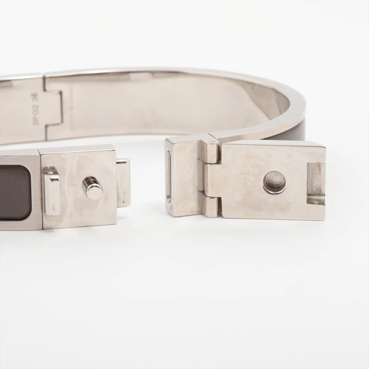 Sac à Dépêches Bracelet, Metal, Silver x Greige, — view 5