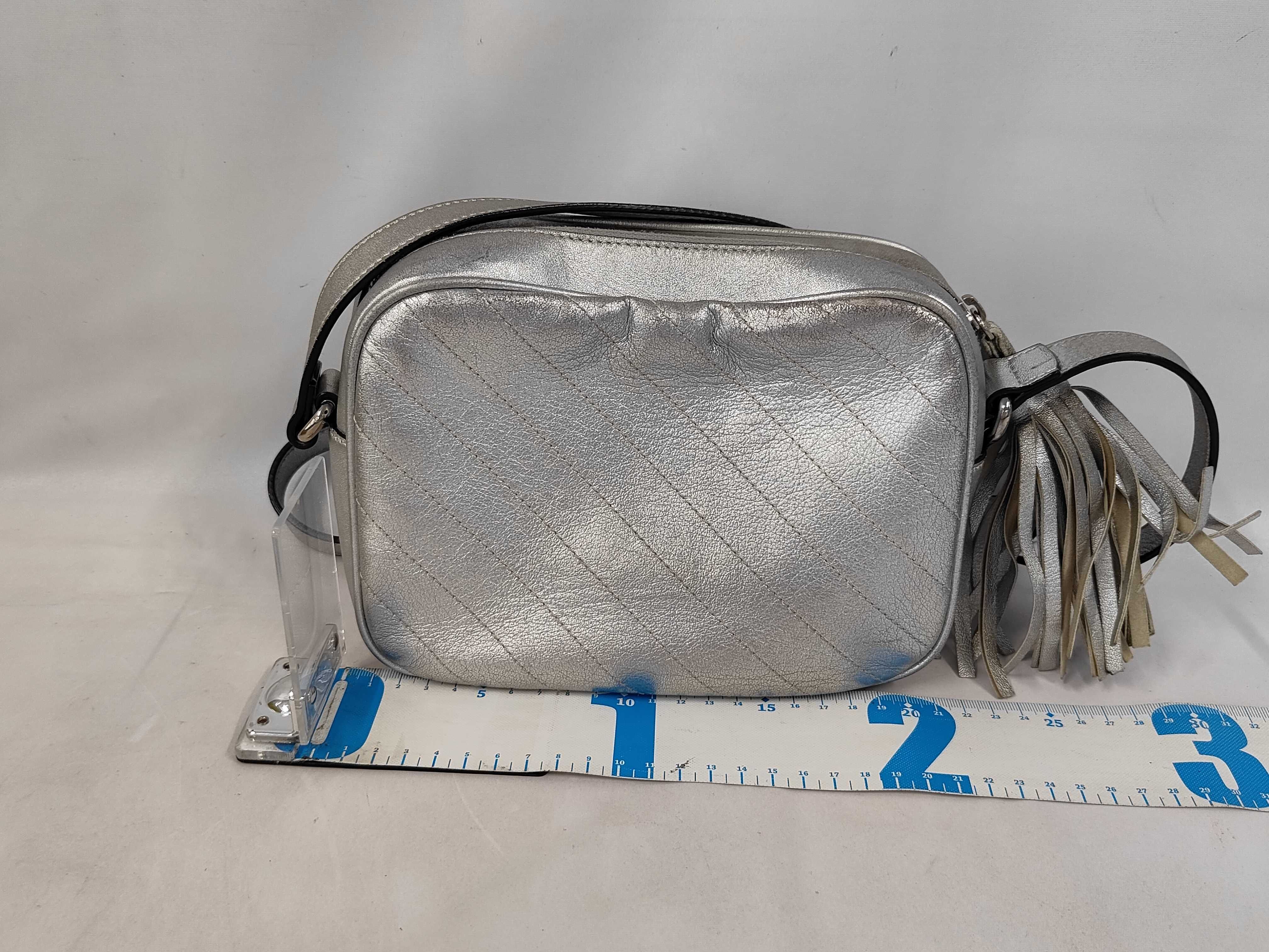 Blondie Small Shoulder Bag 742360 Silver Shoulder Bag — view 2