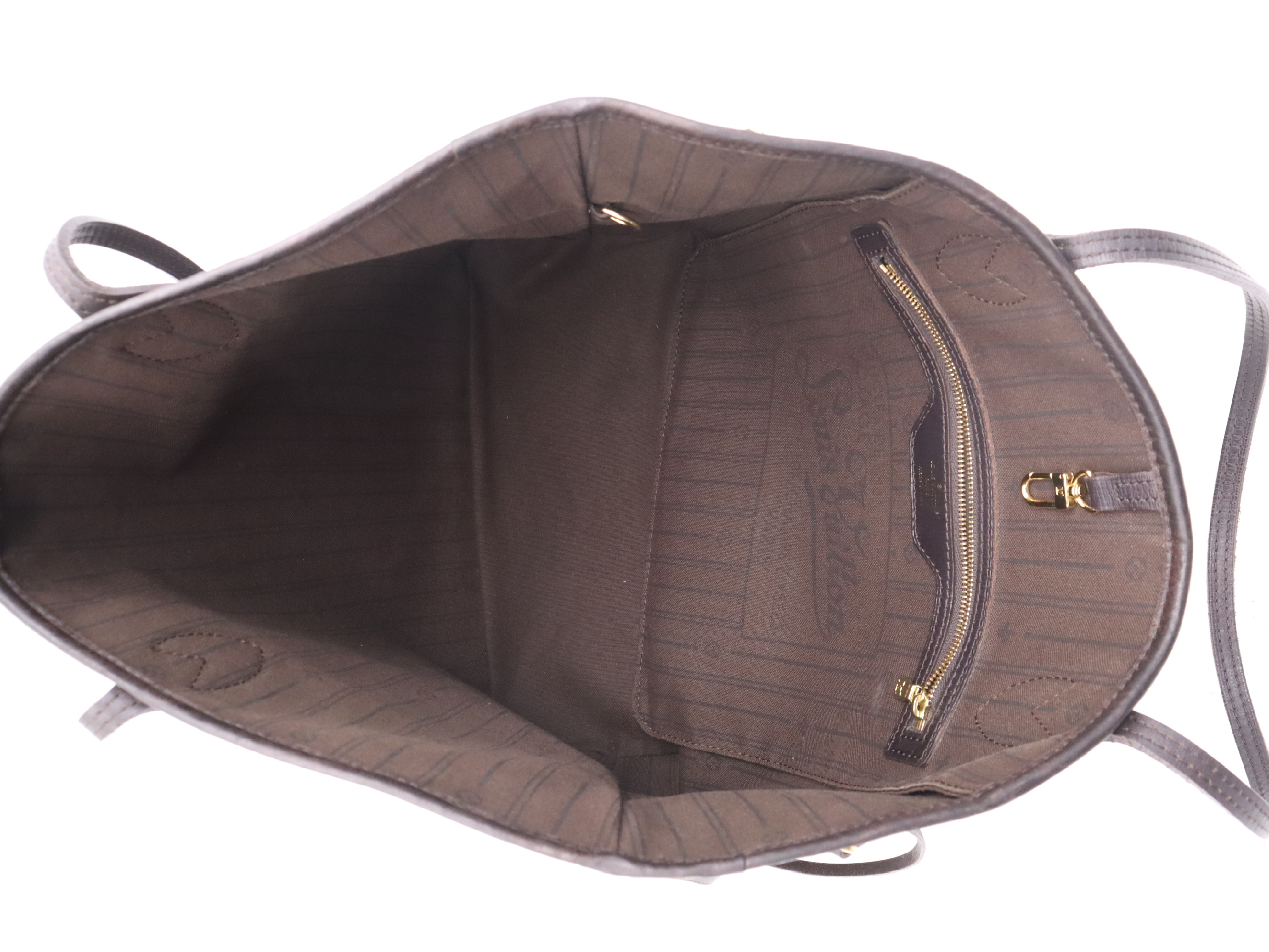 M40513 Idylle Neverfull MM Fusain Tote Bag — view 11