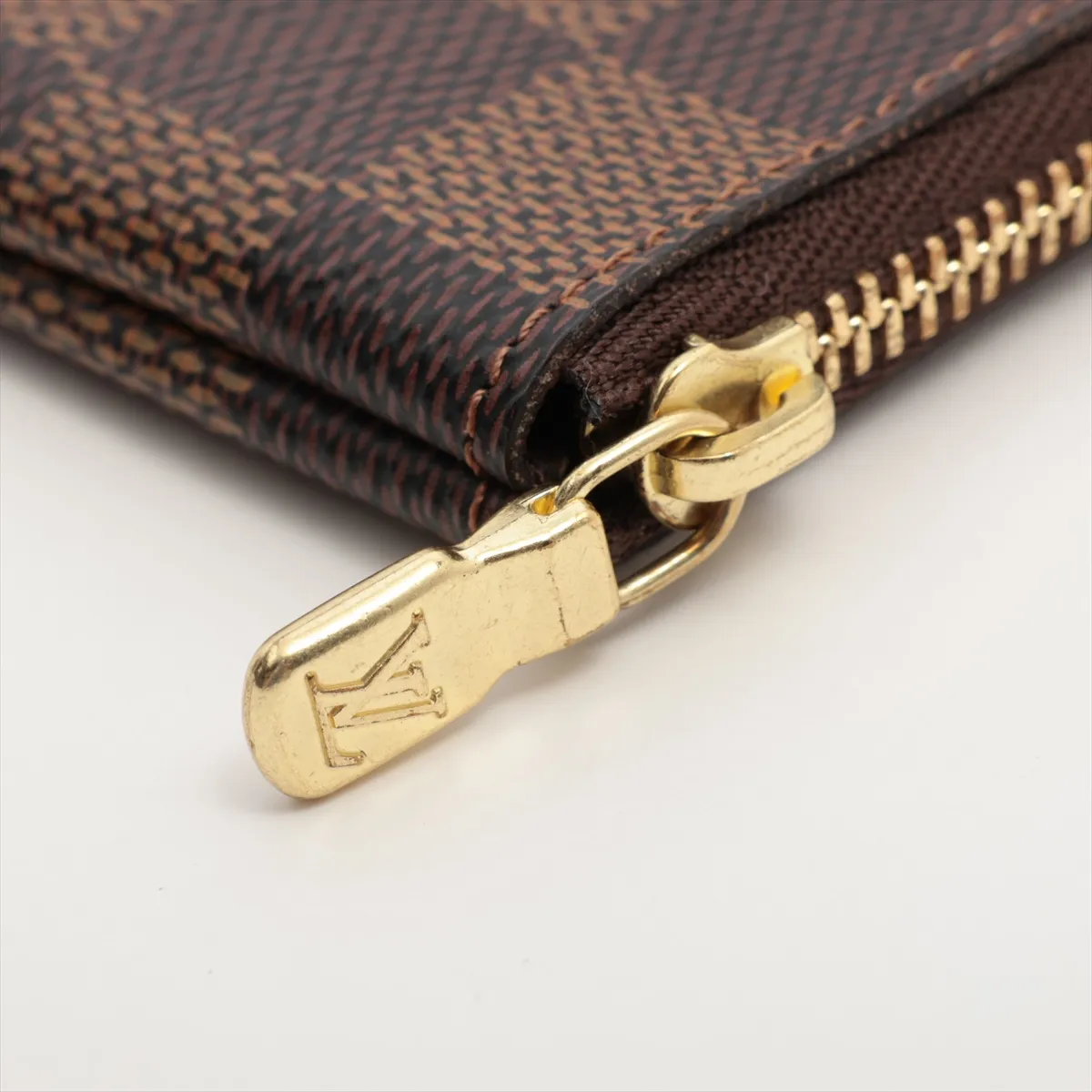 Damier Pochette Clé N62658 CT1220 Brown Coin Case — view 6