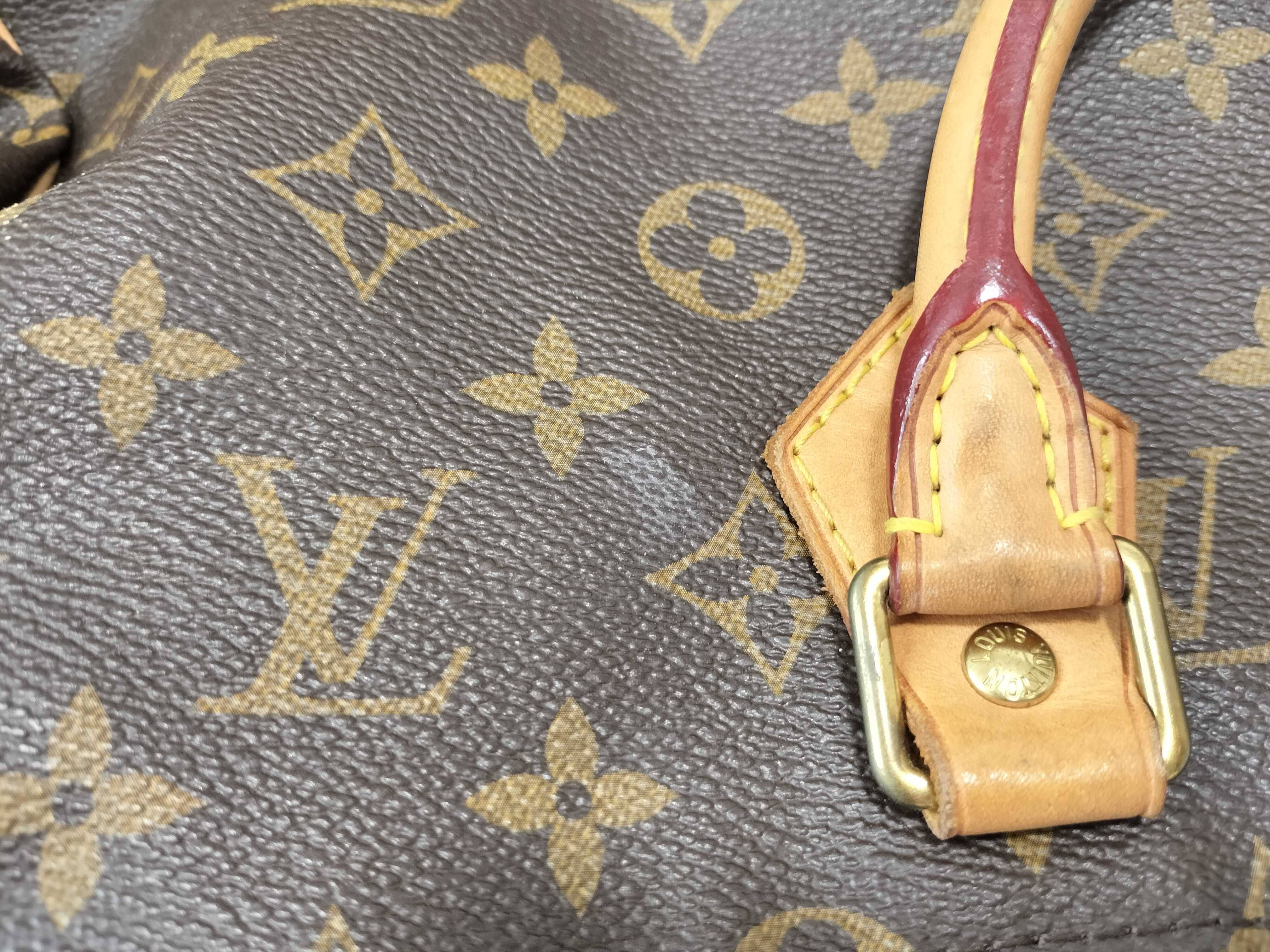 Monogram PH - Monogram Canvas Speedy Hand Bag Brown Boston Bag — view 15