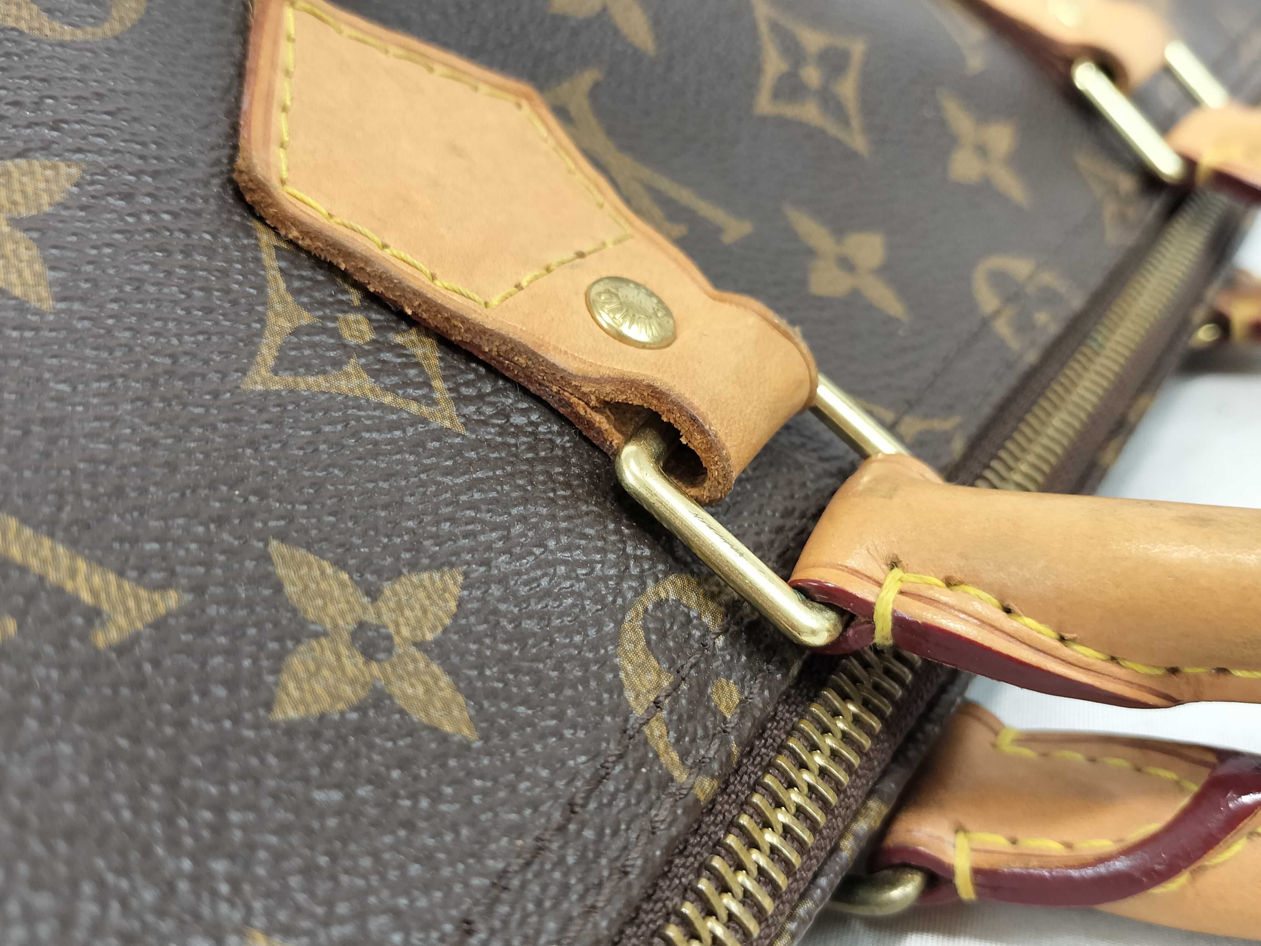 Monogram PH - Monogram Canvas Speedy Hand Bag Brown Boston Bag — view 5