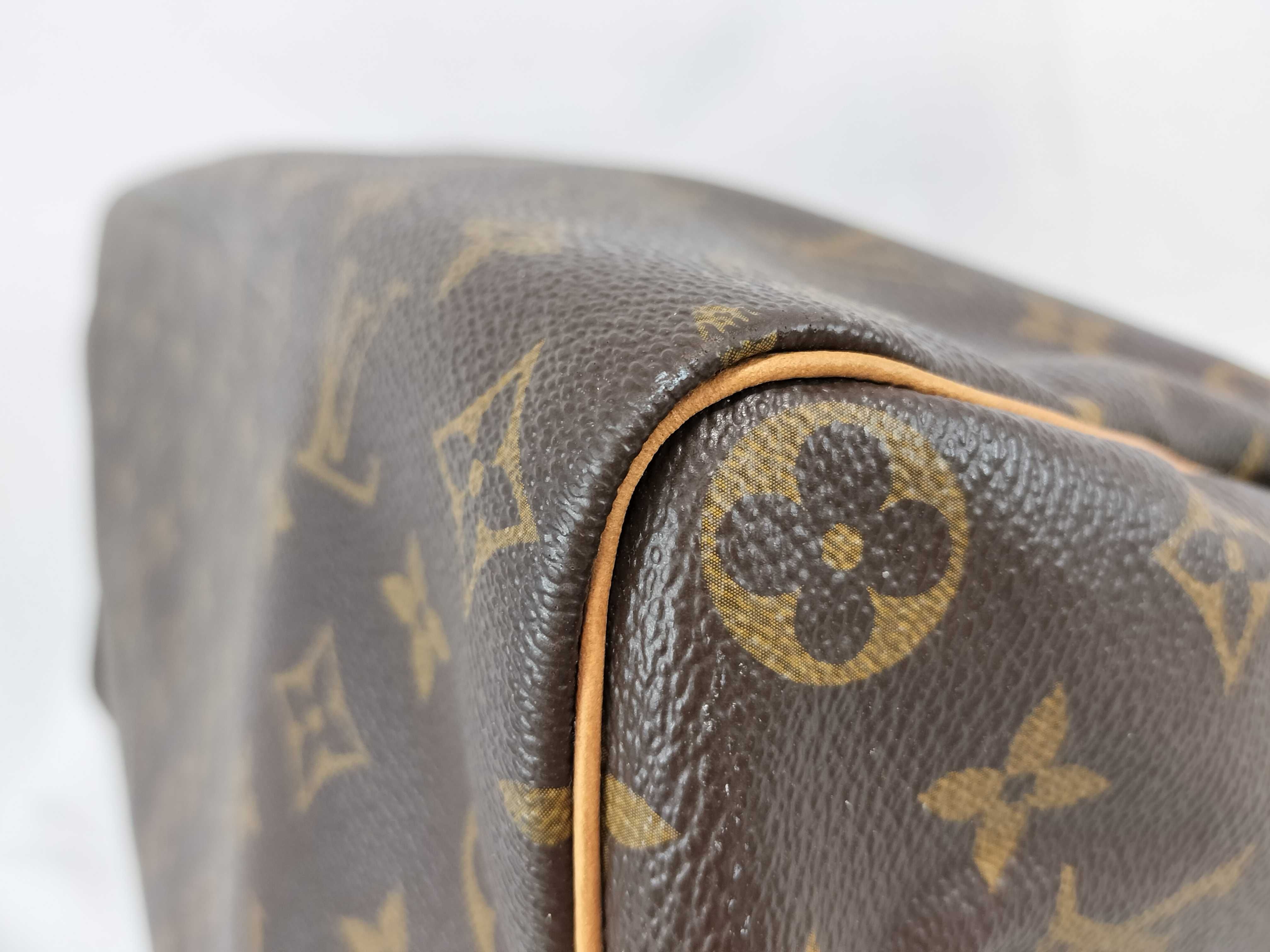 Monogram PH - Monogram Canvas Speedy Hand Bag Brown Boston Bag — view 7