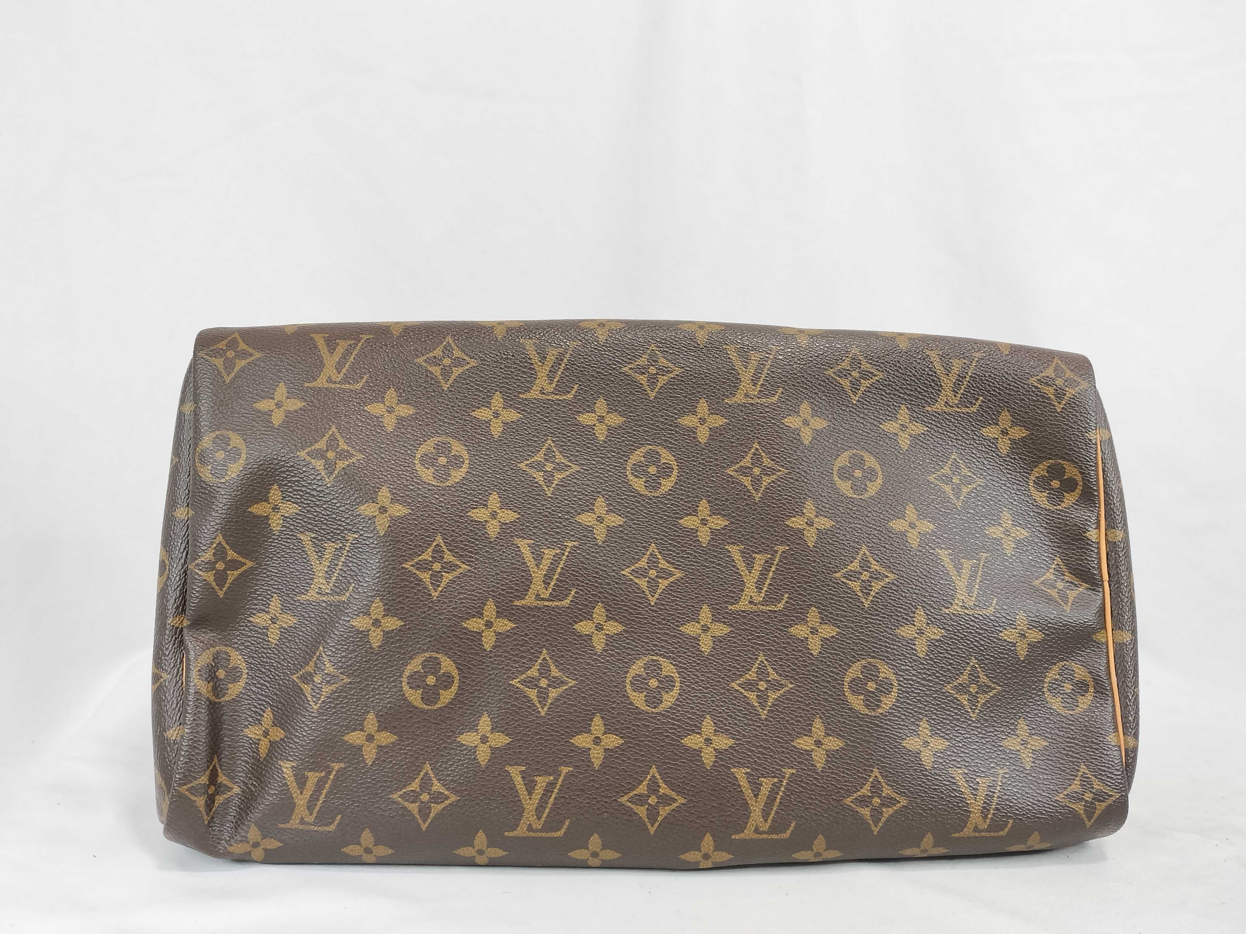 Monogram PH - Monogram Canvas Speedy Hand Bag Brown Boston Bag — view 8