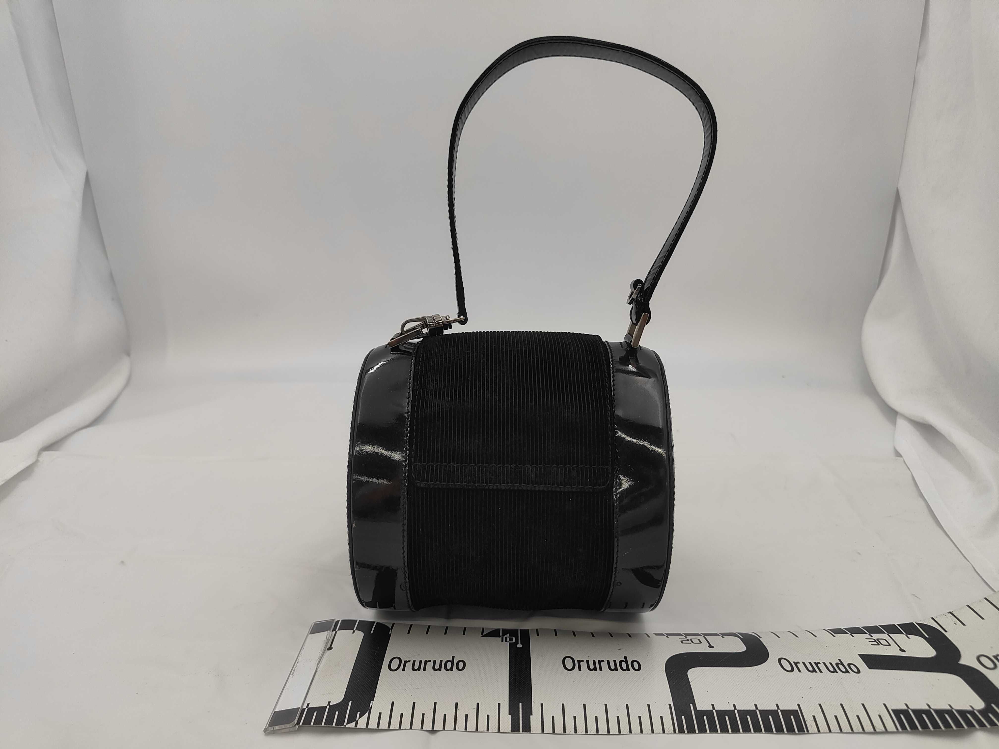 Bulgari Drum Enamel Black Handbag — view 2