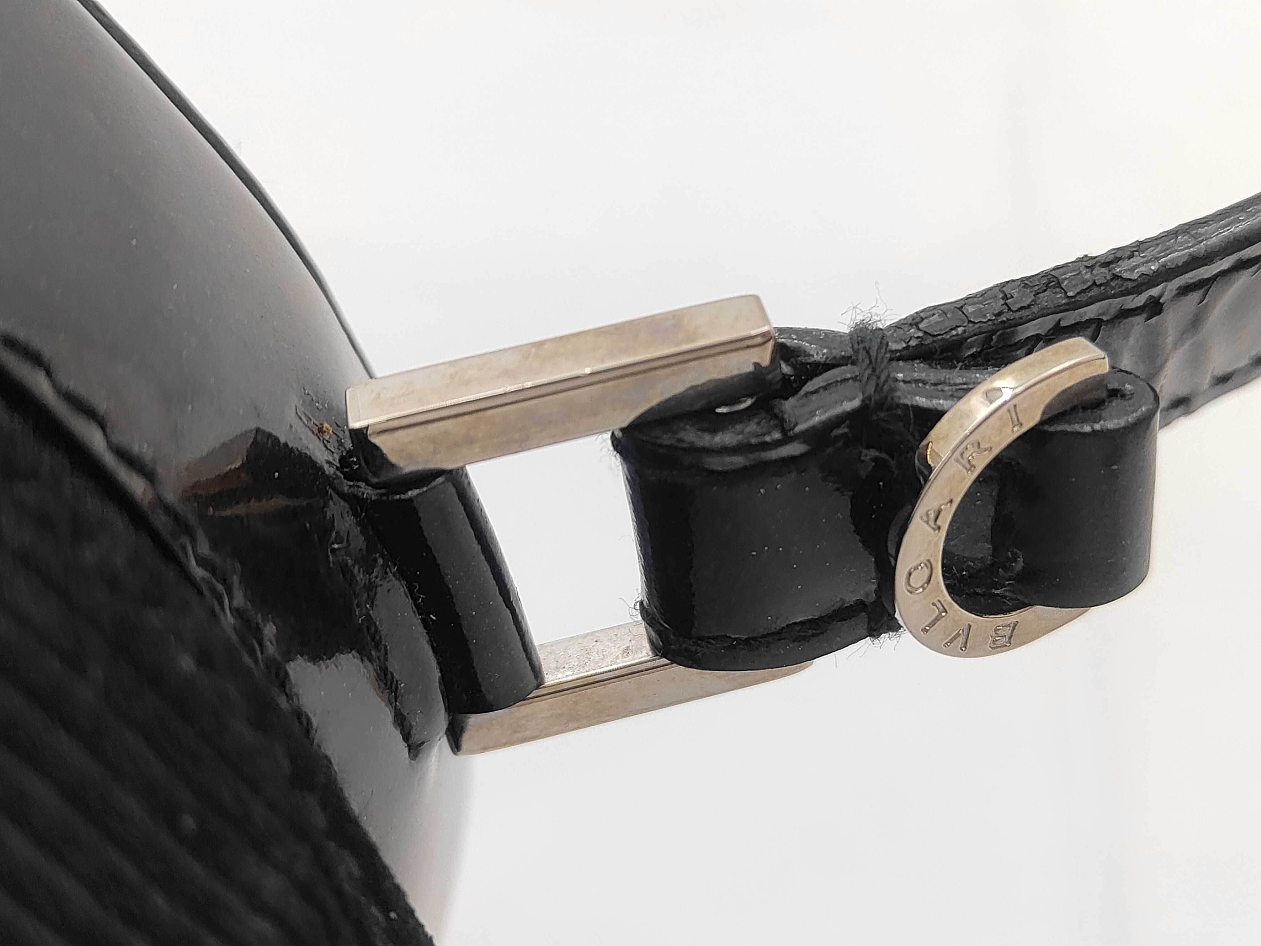 Bulgari Drum Enamel Black Handbag — view 5
