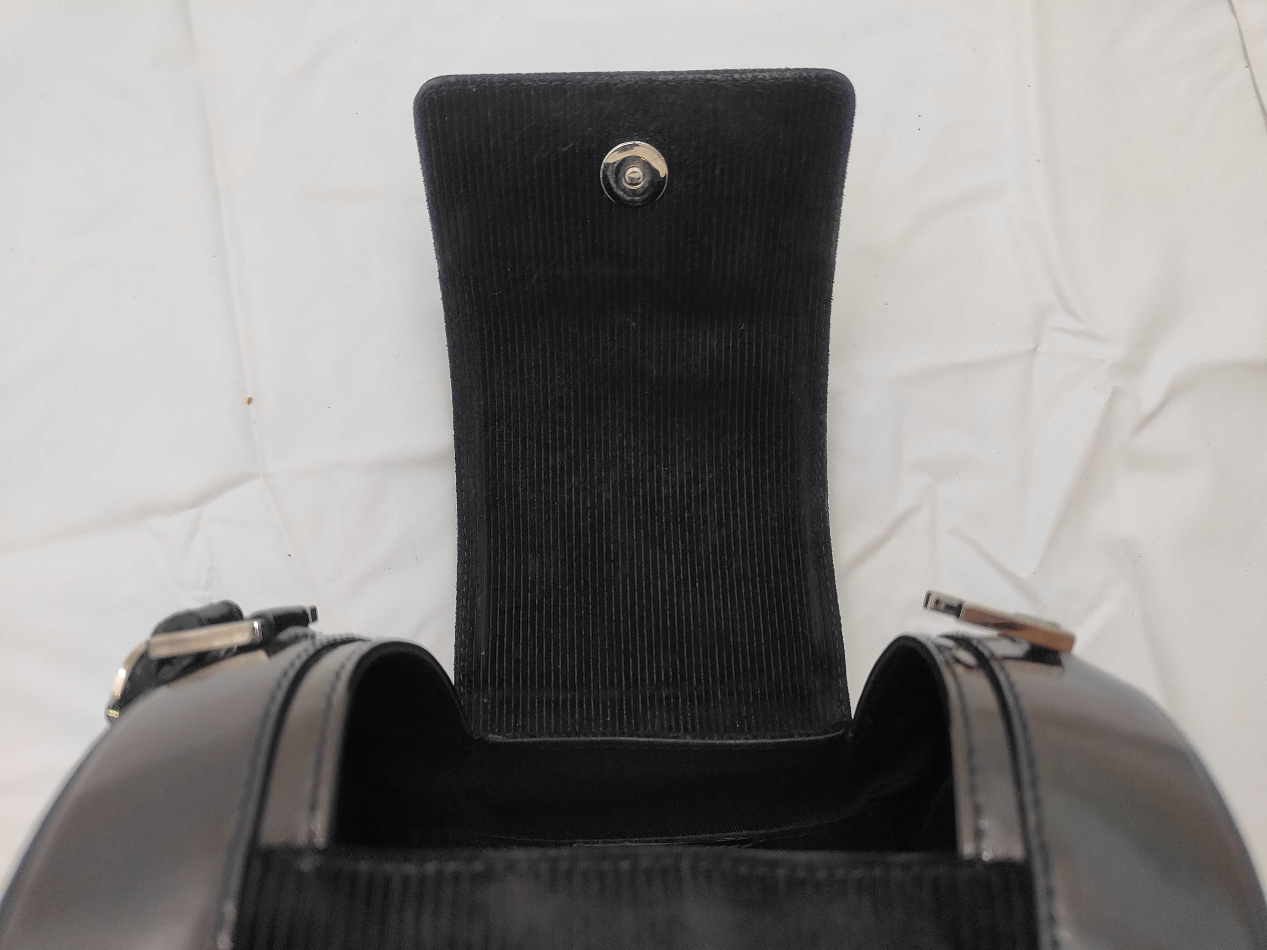 Bulgari Drum Enamel Black Handbag — view 8