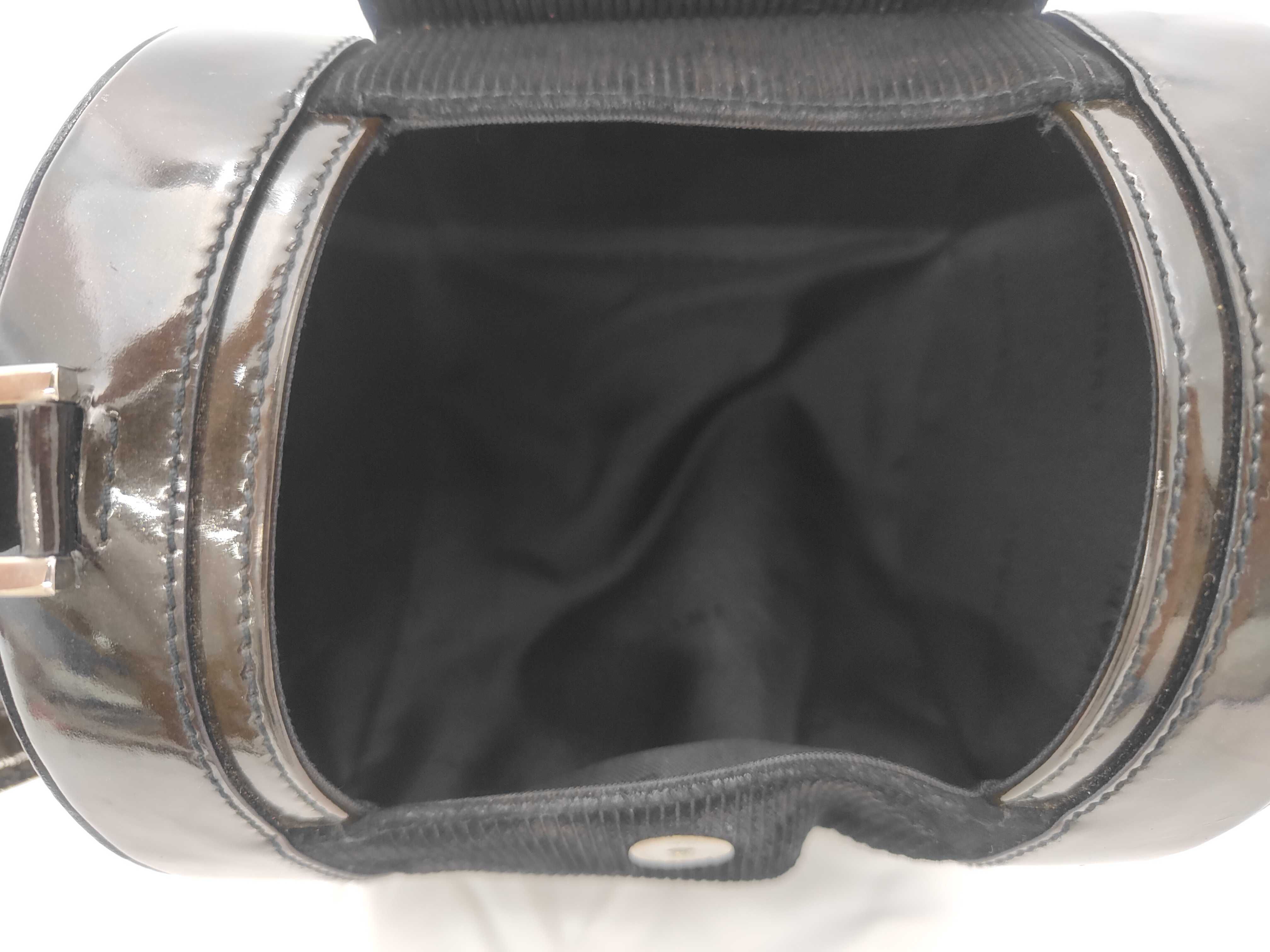 Bulgari Drum Enamel Black Handbag — view 9