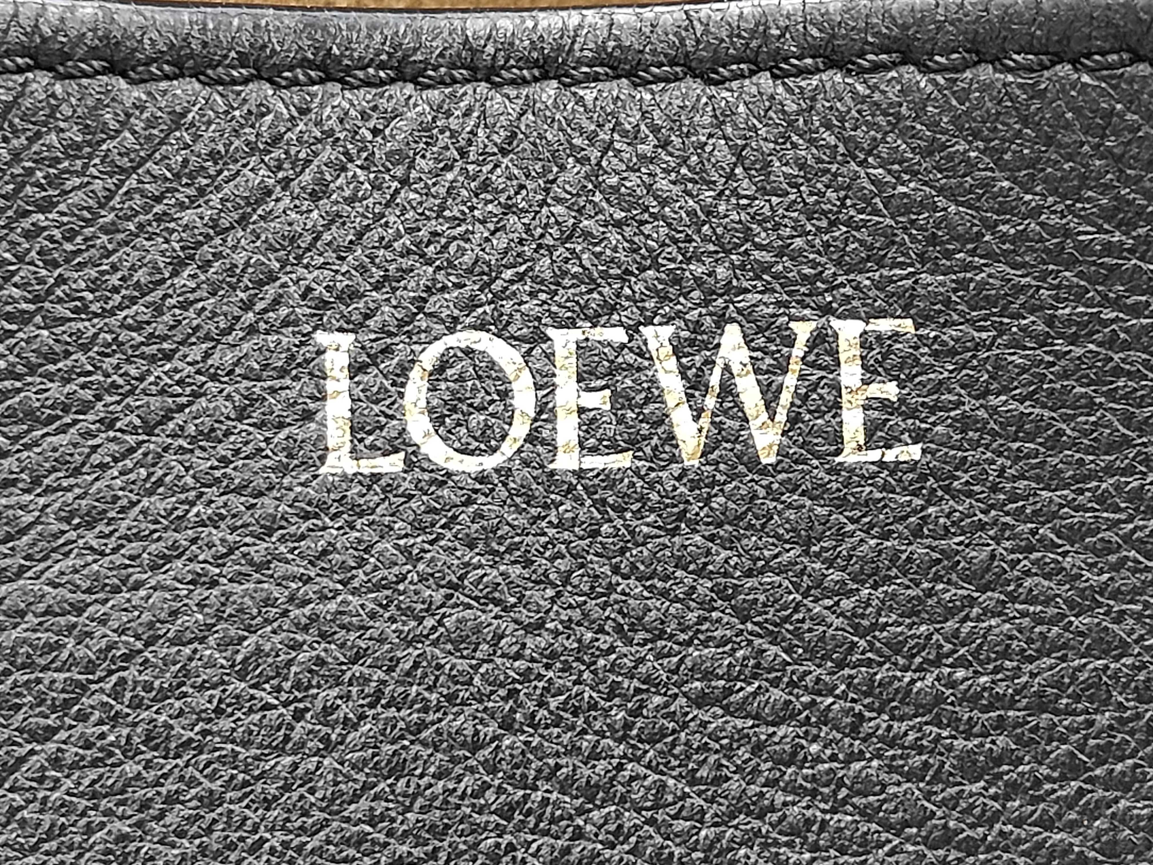 Puzzlefold Tote, Shiny Calf Leather Tote Bag, Black — view 10